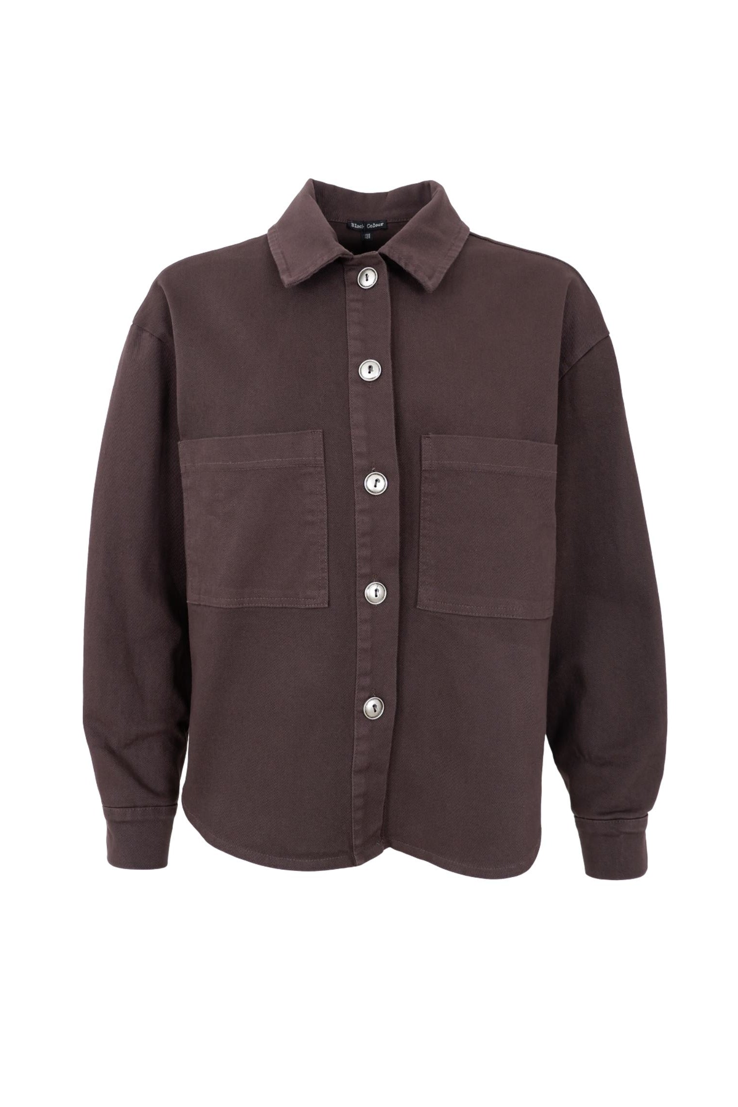 BCTULLY Hemdjacke - Kaffee