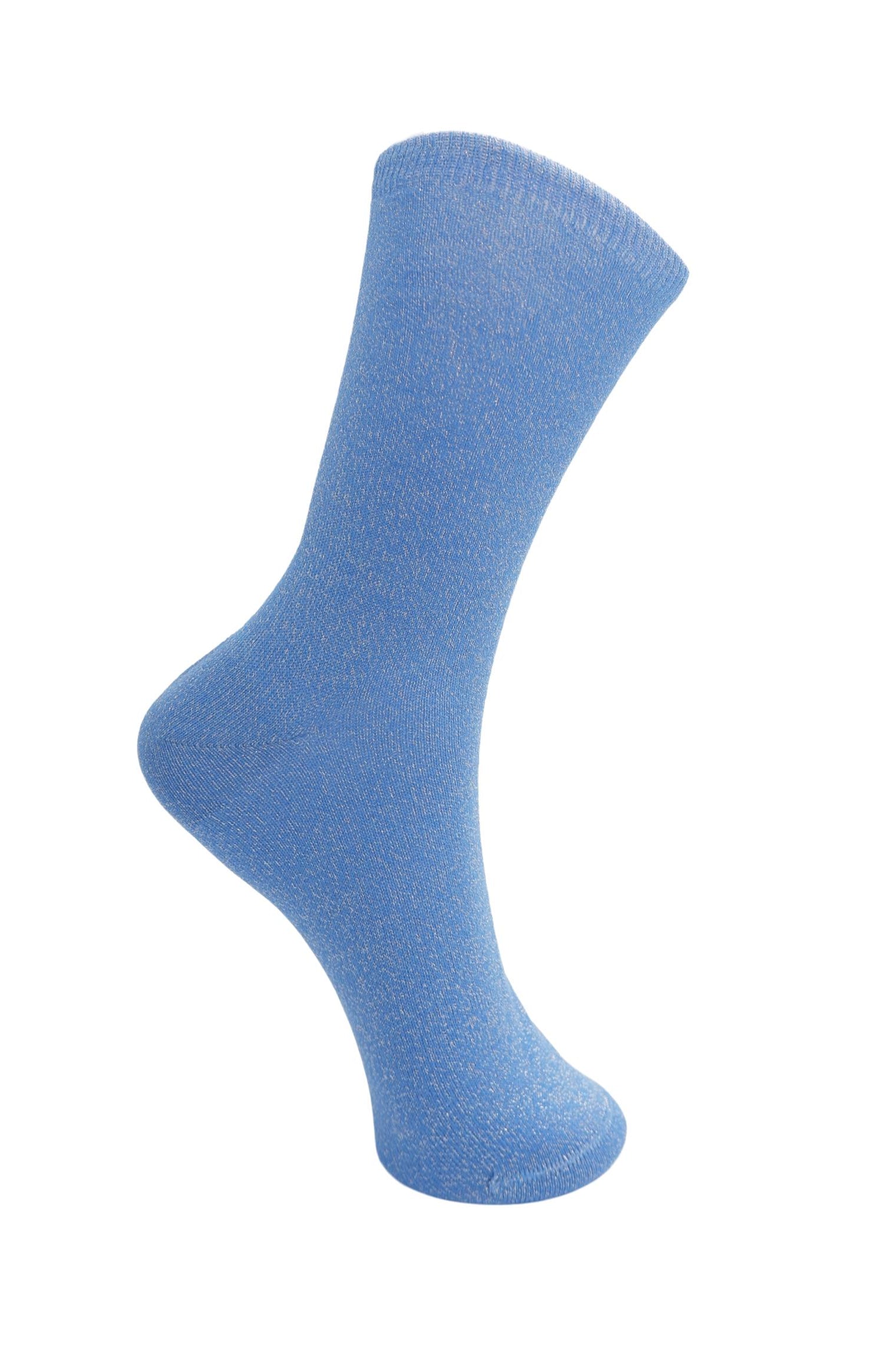 BCLurex sock - Cloud Blue - Black Colour