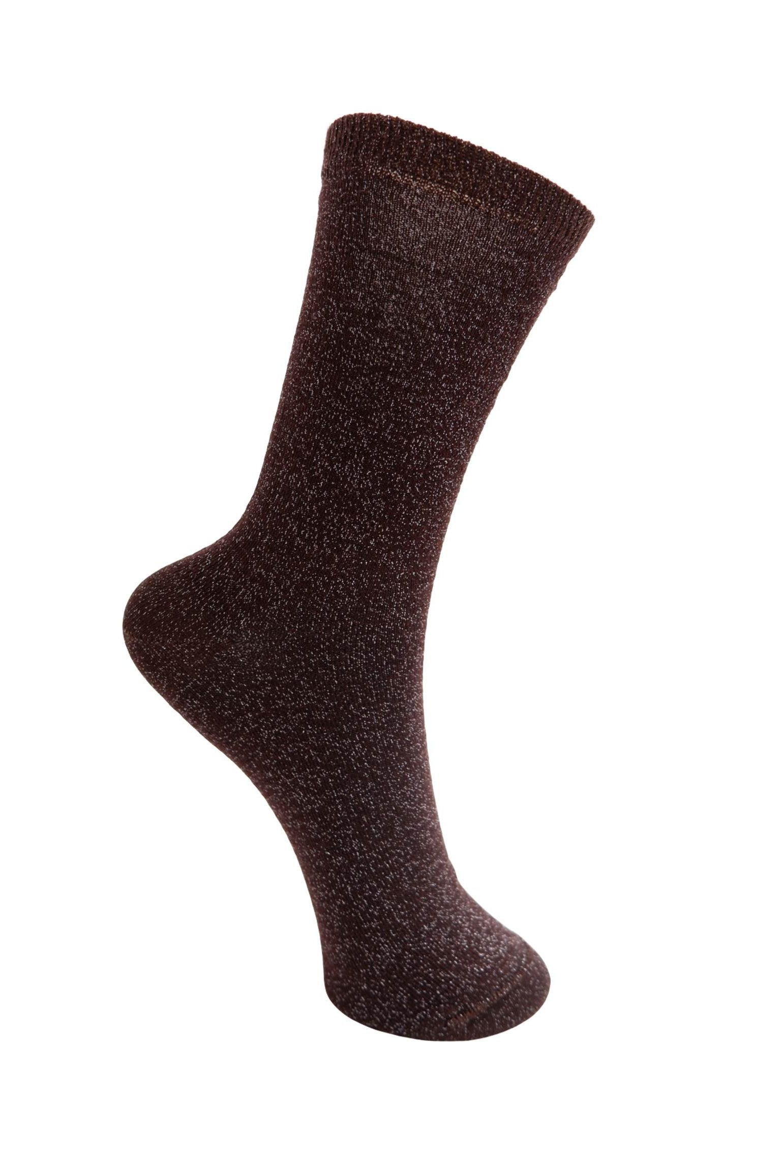 BCLurex Socke - Kaffee