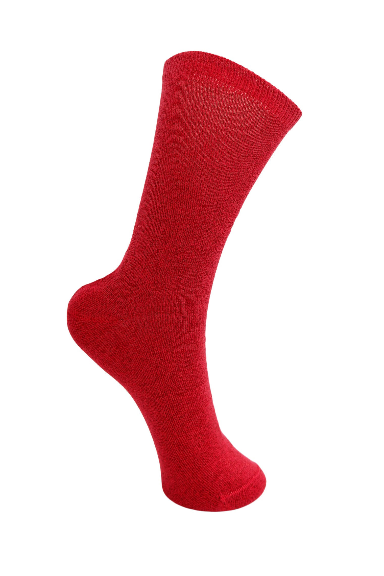 BCLurex sock - Red - Black Colour