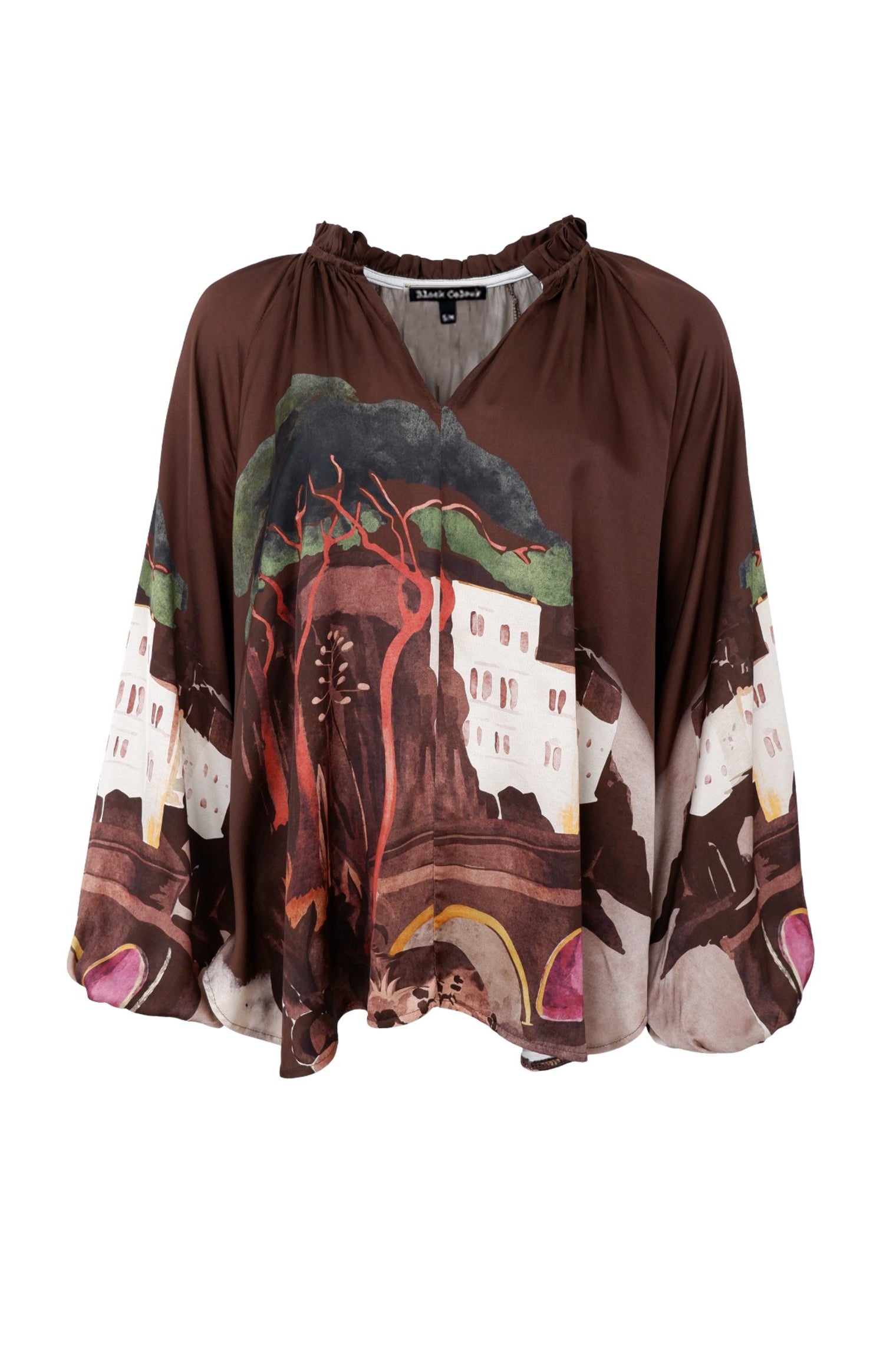 BCTOSCANA Bluse - Kaffee