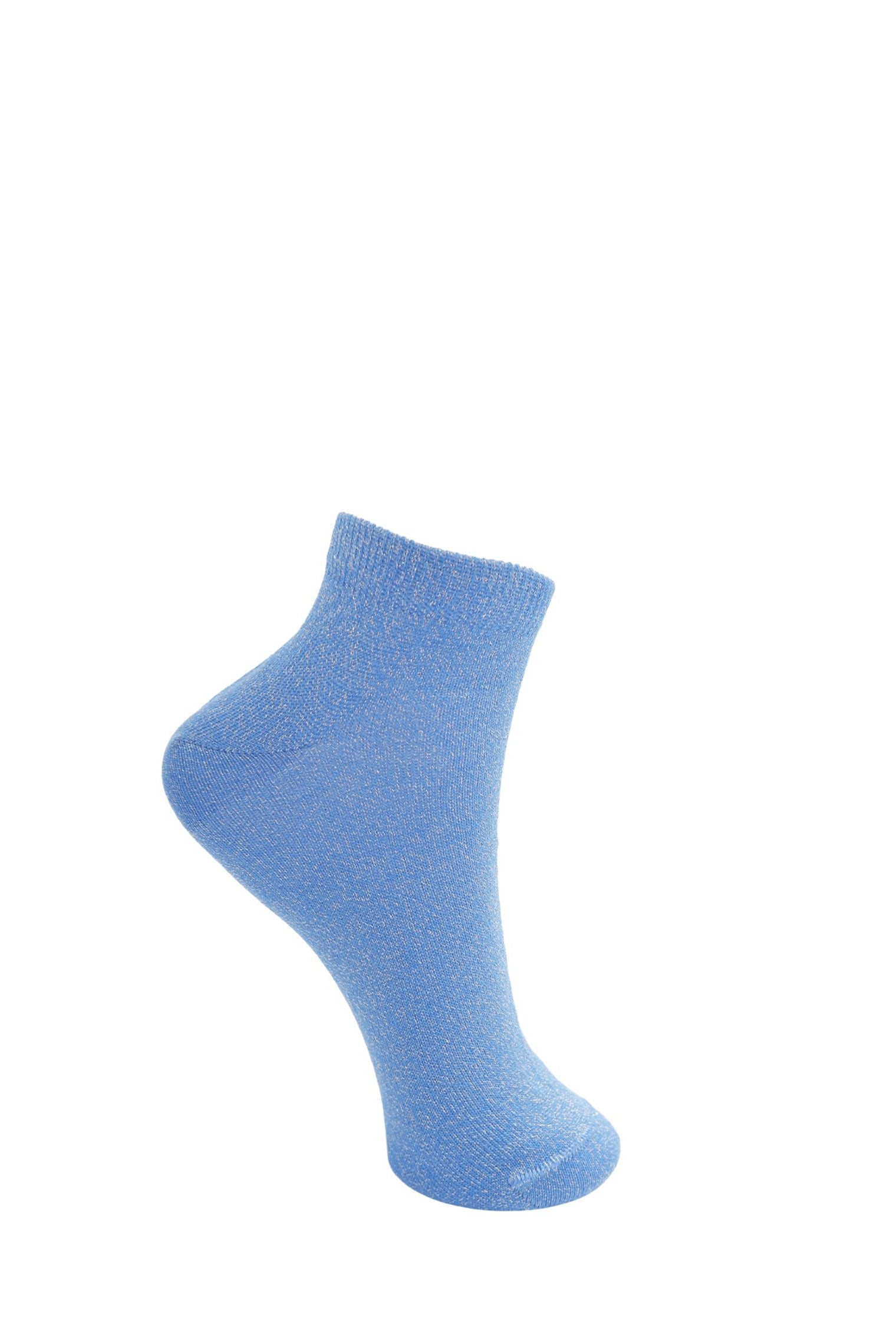 BCAnclet glitter sock - Cloud Blue - Black Colour