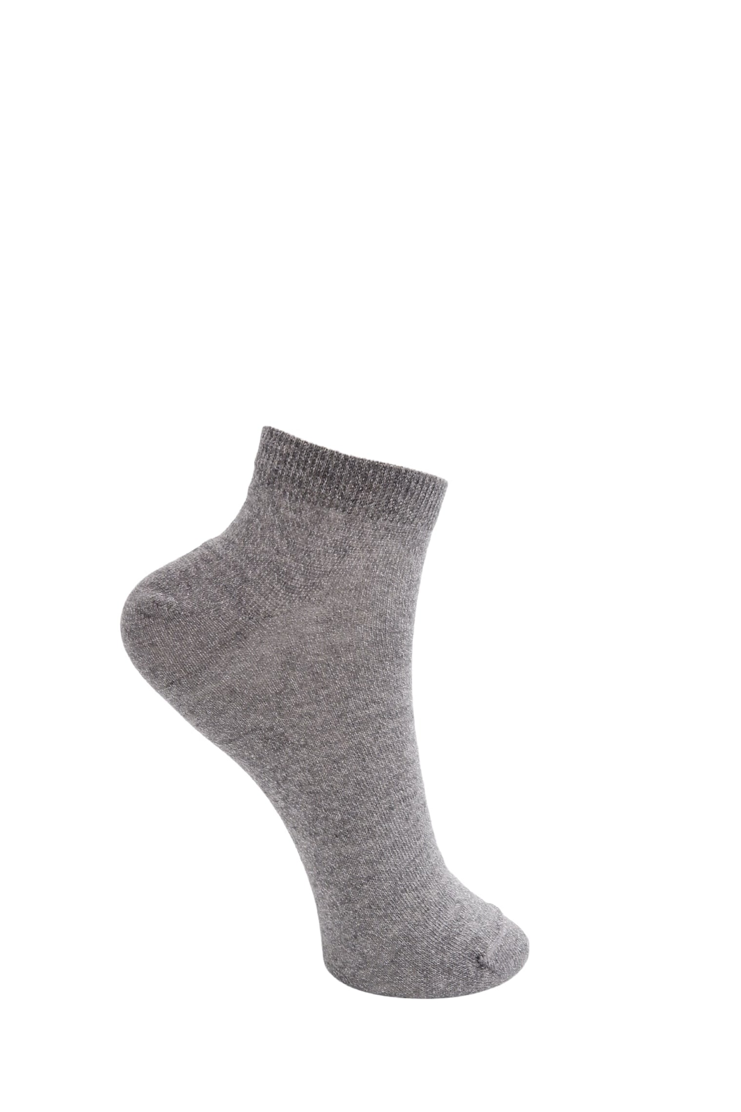 BCAnclet glitter sock - Grey - Black Colour