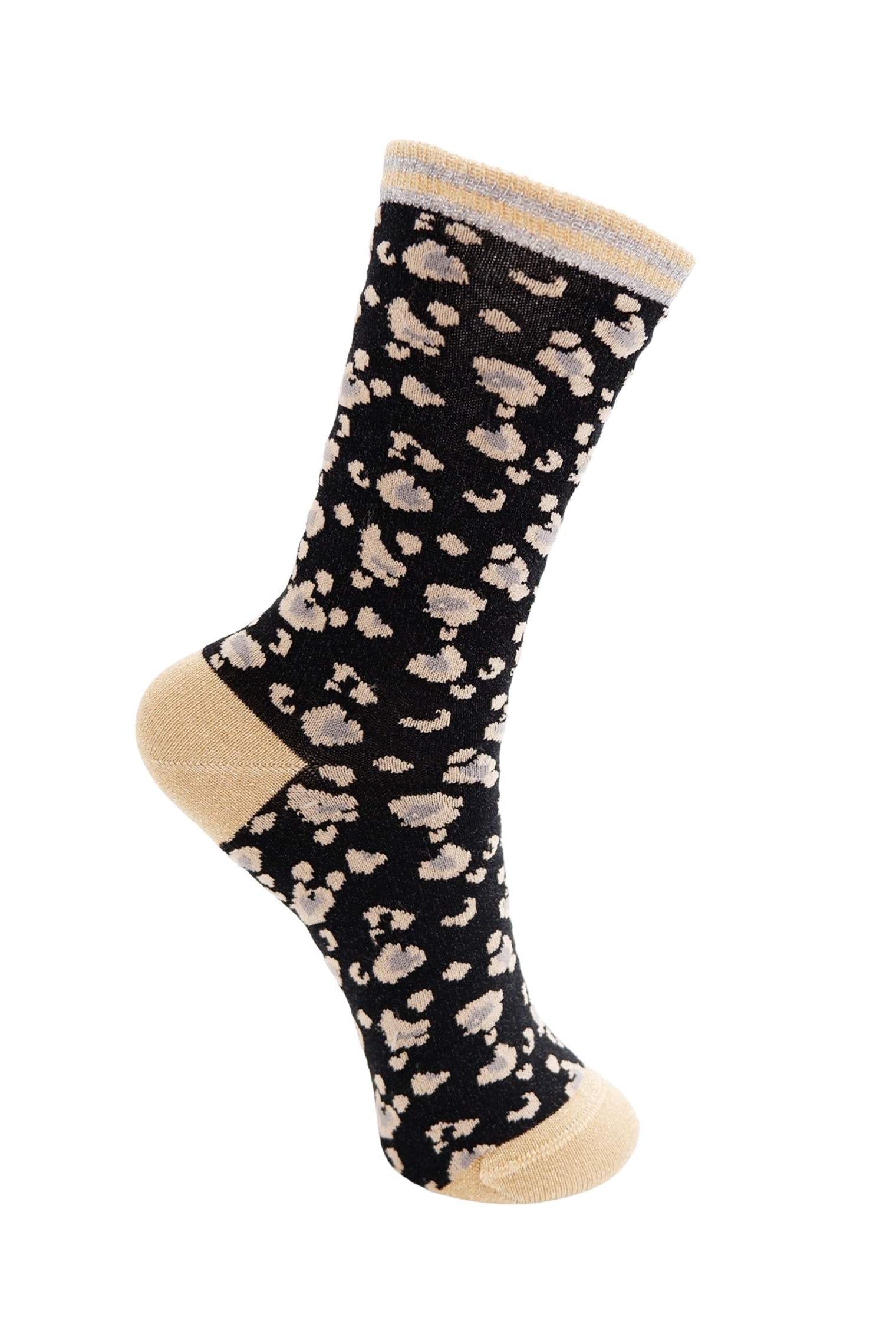 BCLeo Socke - Schwarz Creme