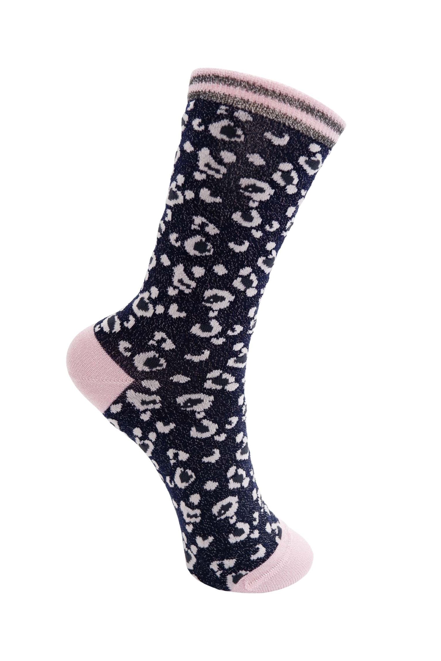 BCLeo Socke - Navy Rose
