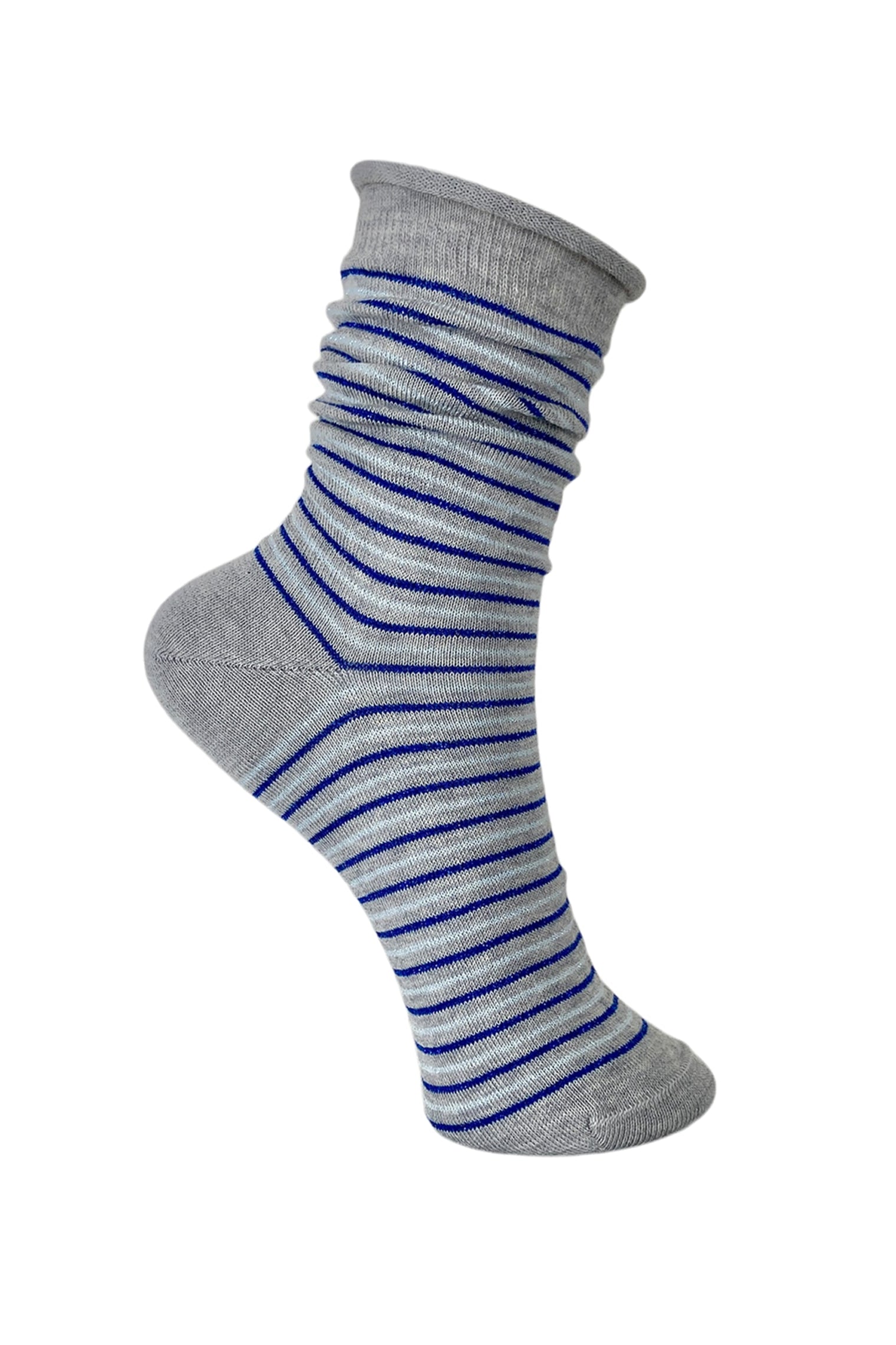 BCADDIE striped sock - Grey - Black Colour