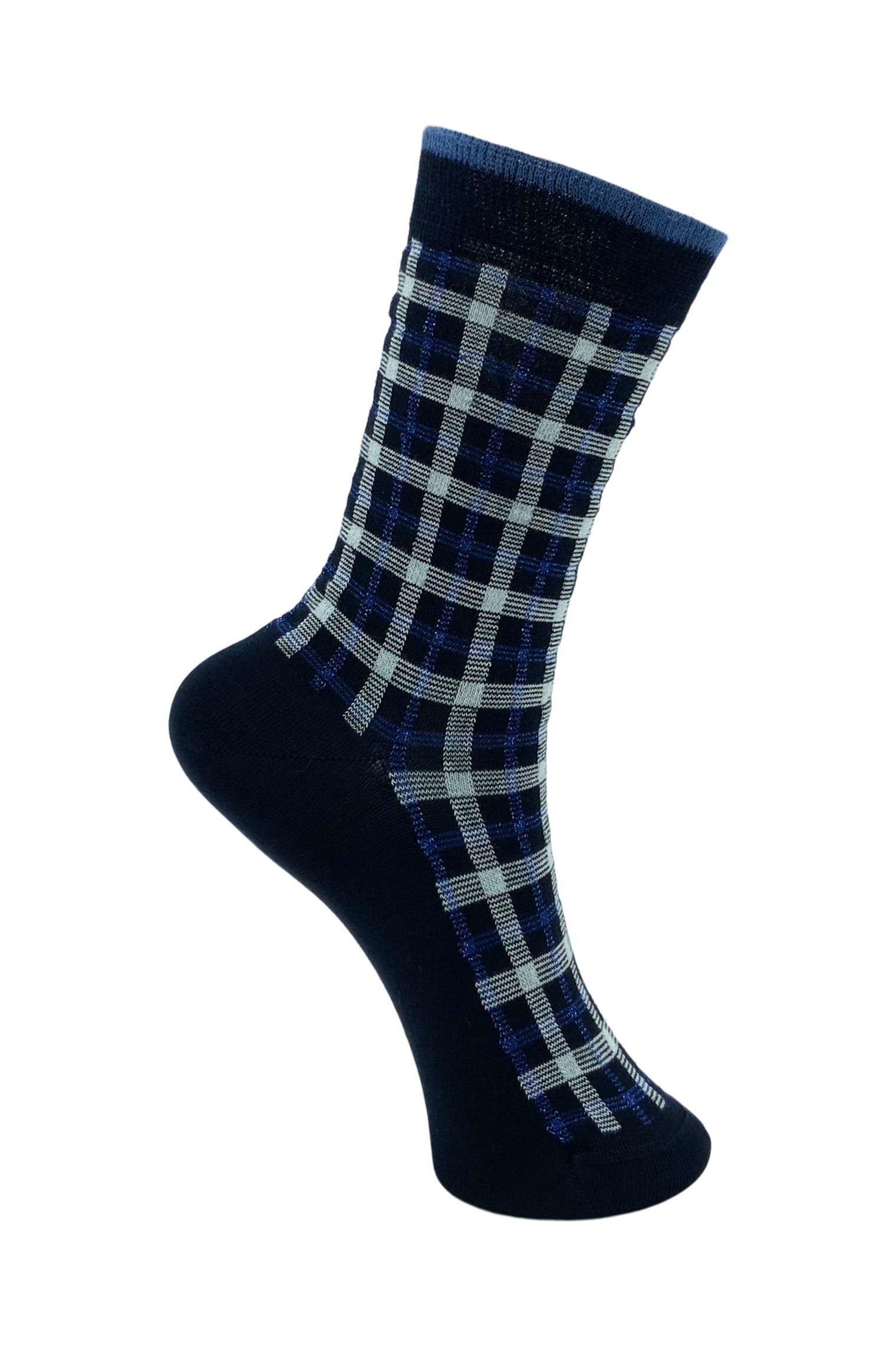 BCHIGHLAND  sock - Navy - Black Colour
