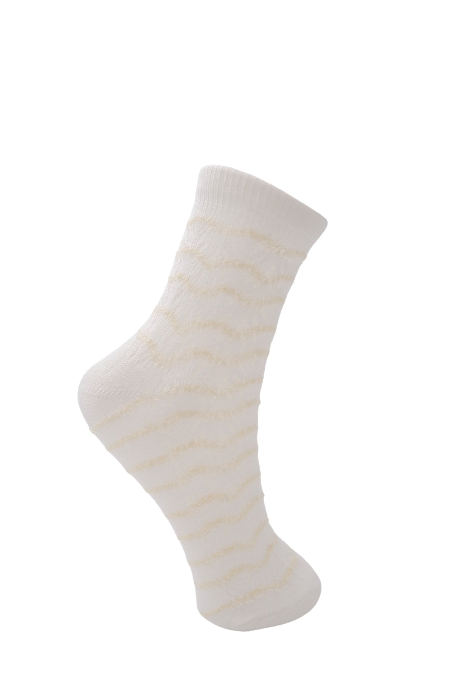 BCTULLA sock - Off White - Black Colour