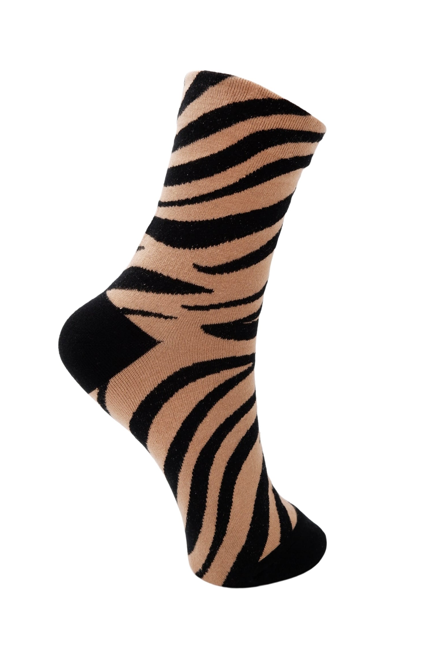BCZIKA sock - Latte - Black Colour