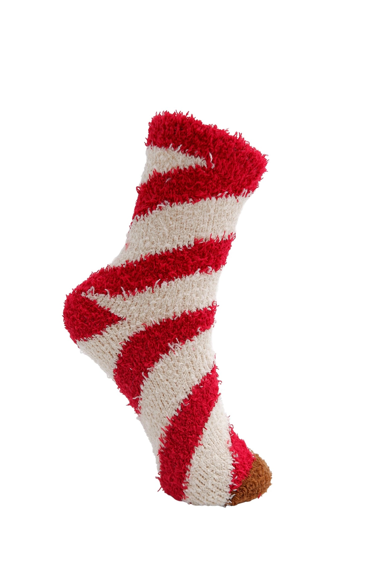 BCREESE weiche Socke - Roter Streifen