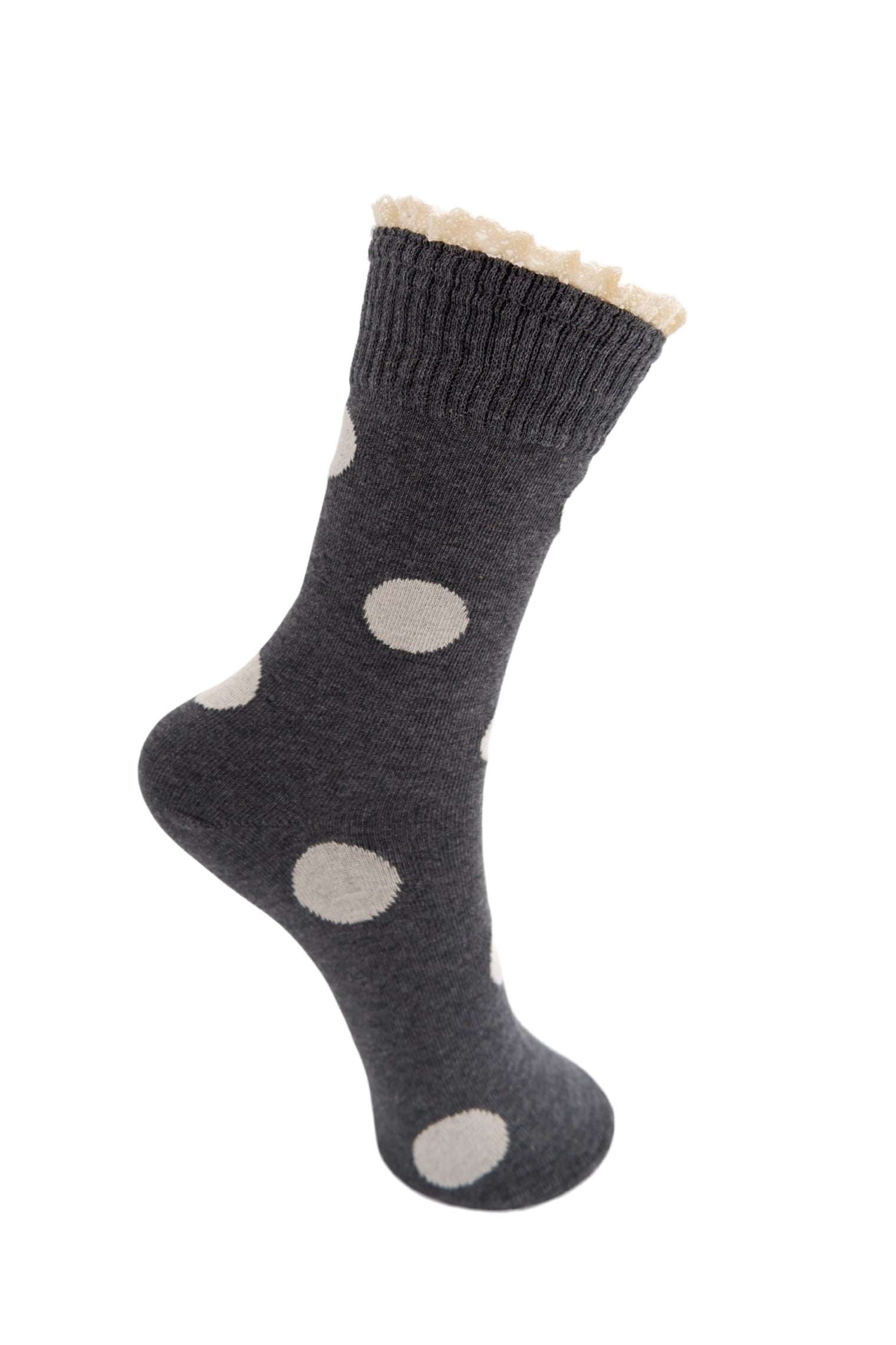 BCMISLA Punktesocken - Dunkelgrau
