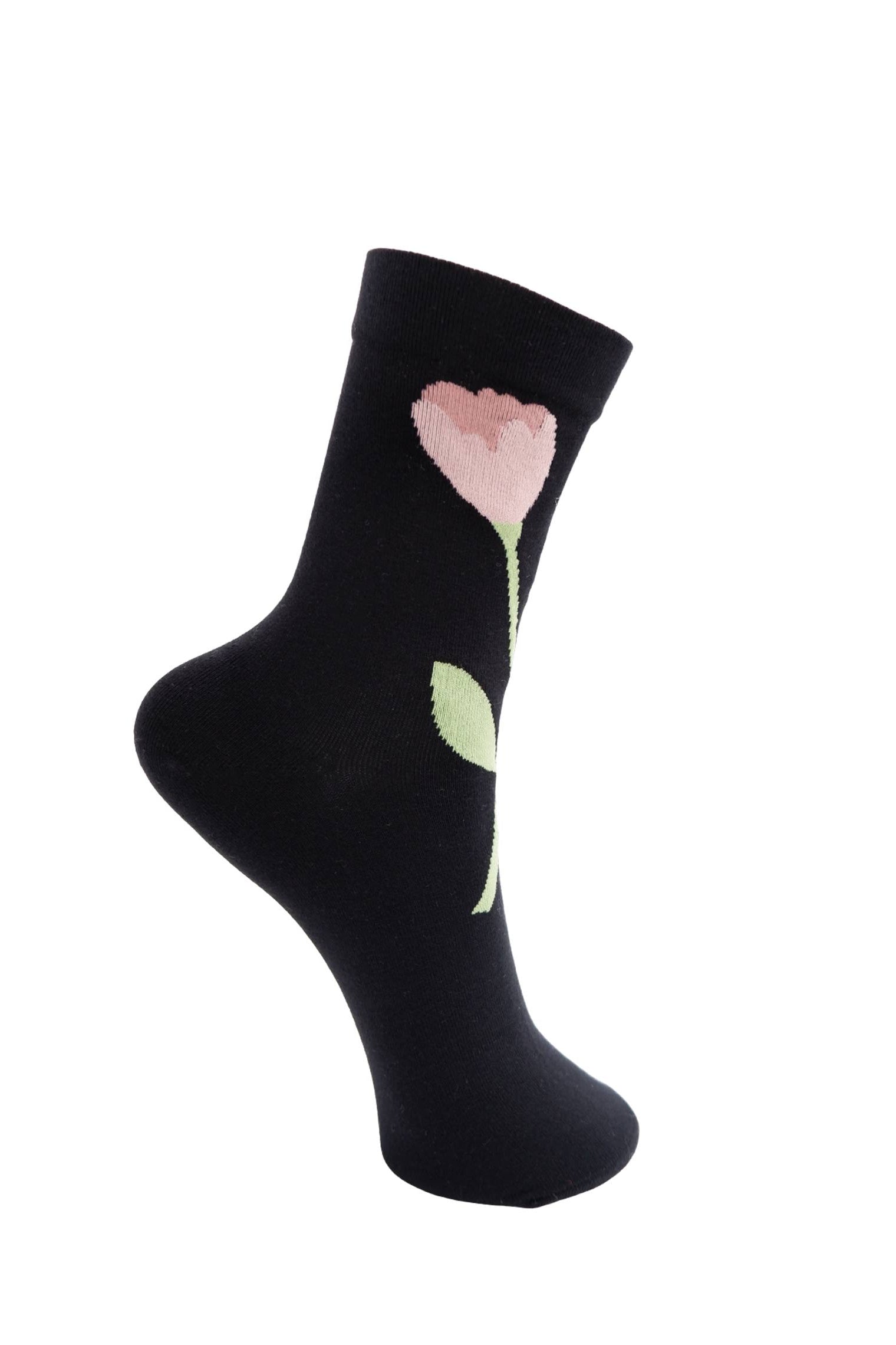 BCFRANCIE Blumensocke - Schwarz