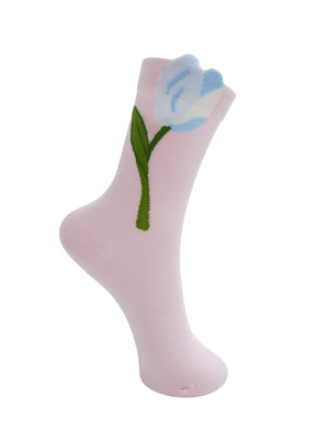 BCFRANCIE Blumensocke - Hellrosa