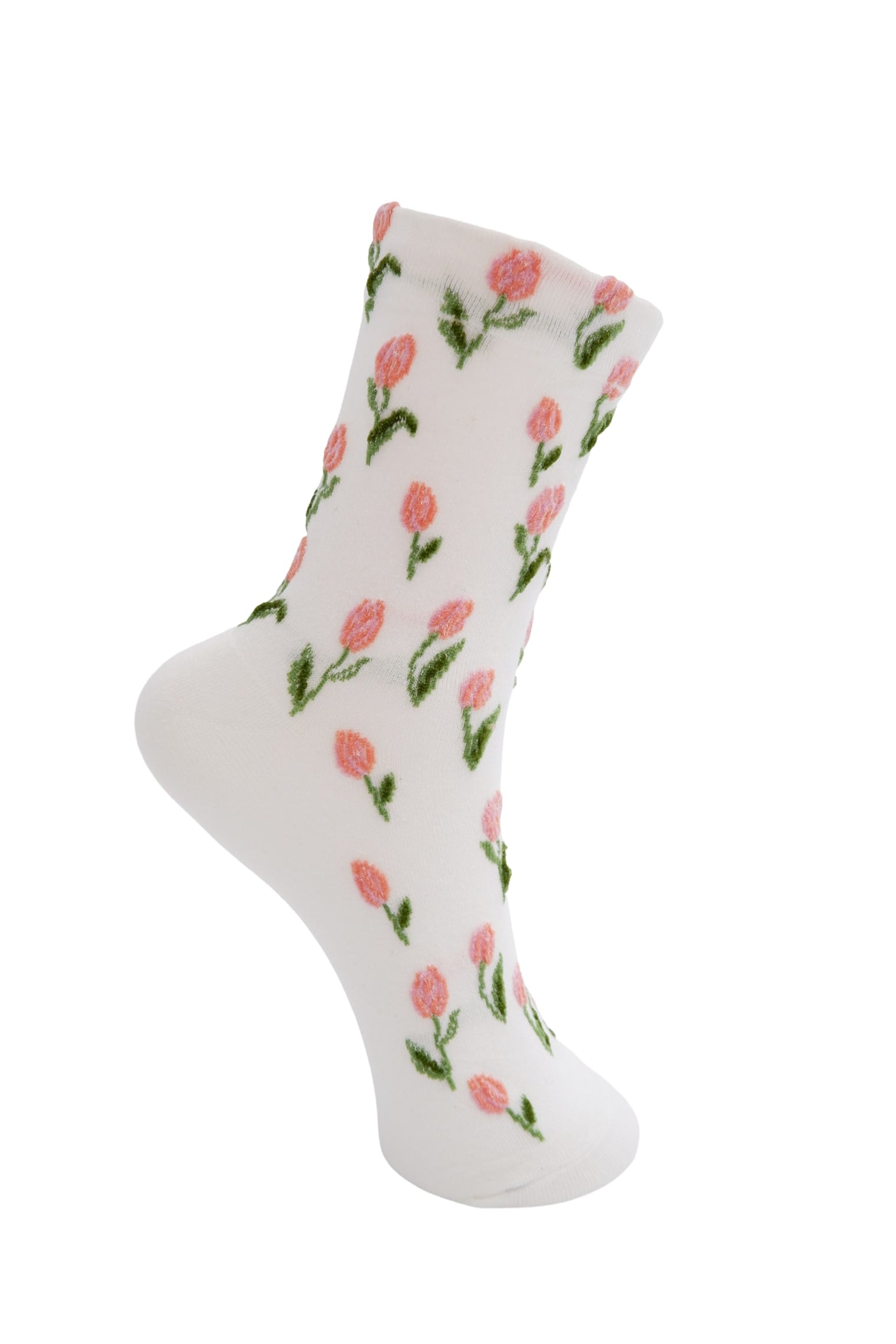 BCDUA Blumensocke - Weiß