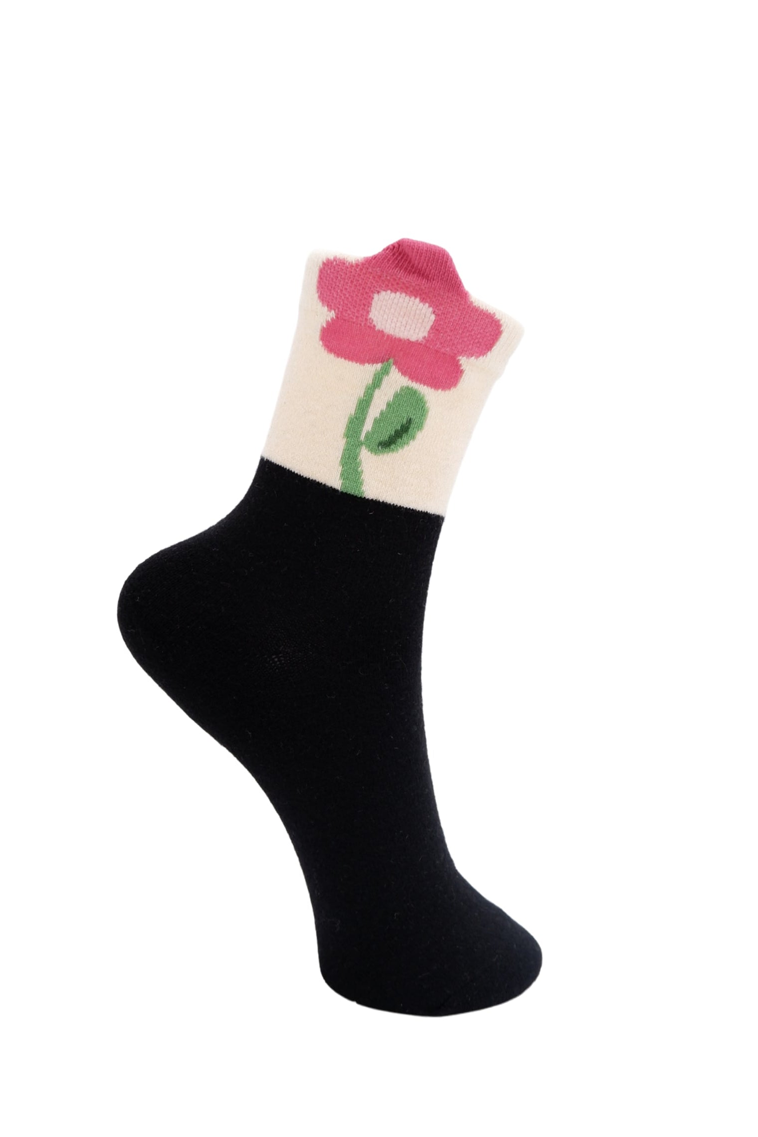 BCKALEA Blumensocke - Schwarz