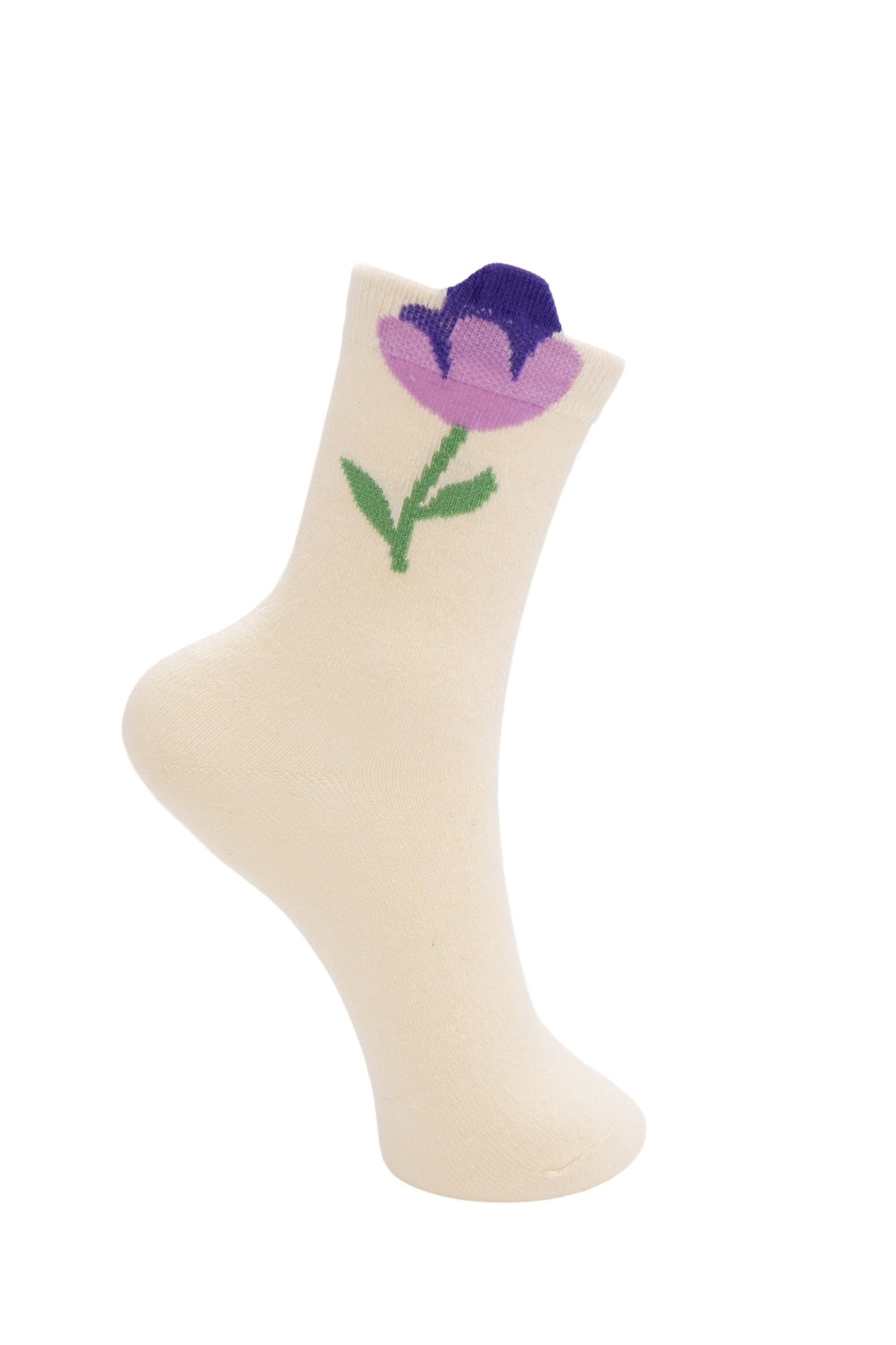 BCKALEA Blumensocke - Creme