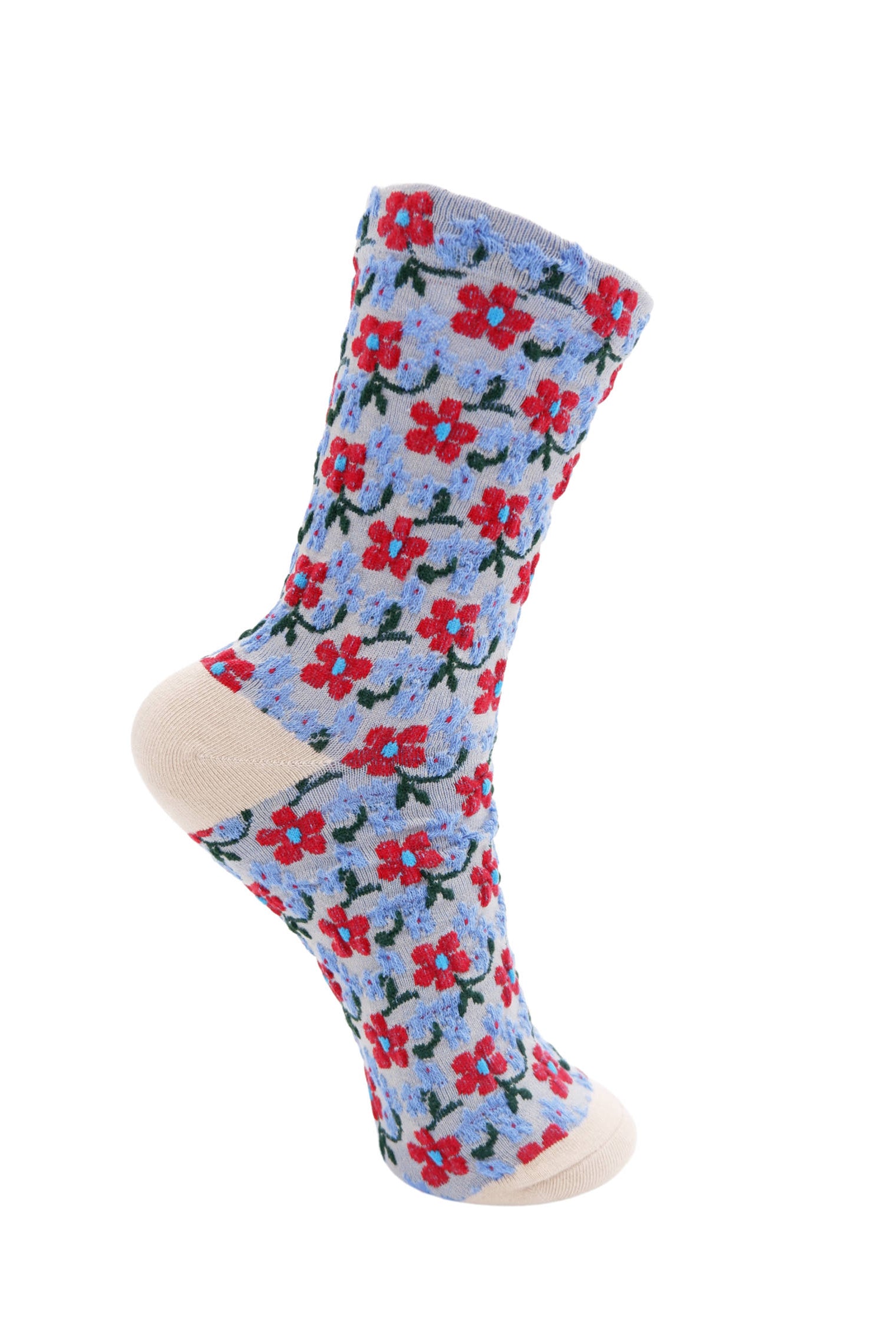 BCLUANA Blumensocke - Khaki Multi