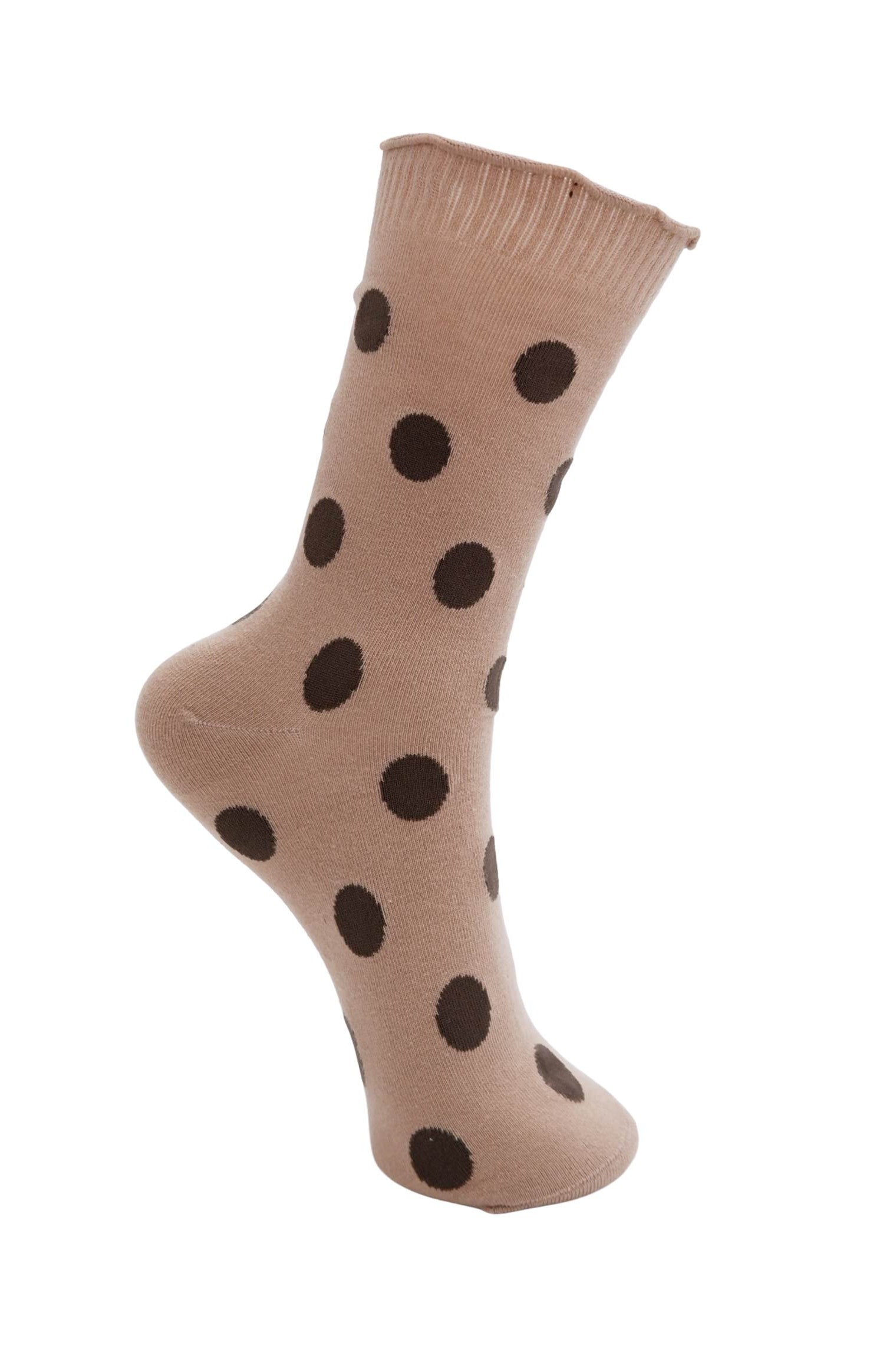BCMAIKE Socke - Latte Dot