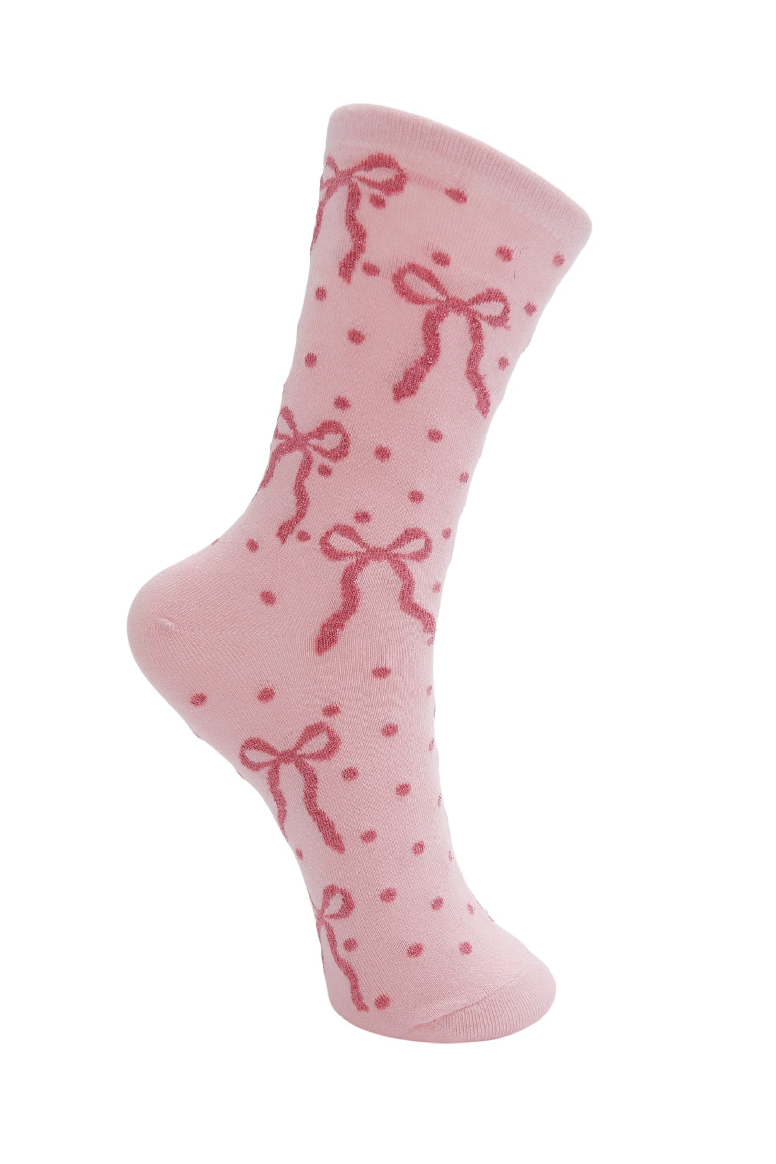 BCNELL Socke mit Schleife - Rosa