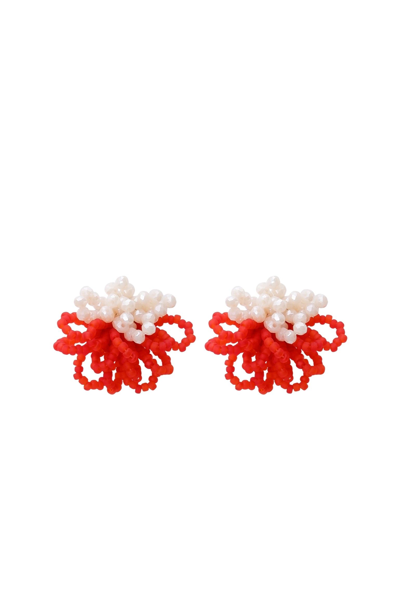 BCINGRID earrings - Red - Black Colour