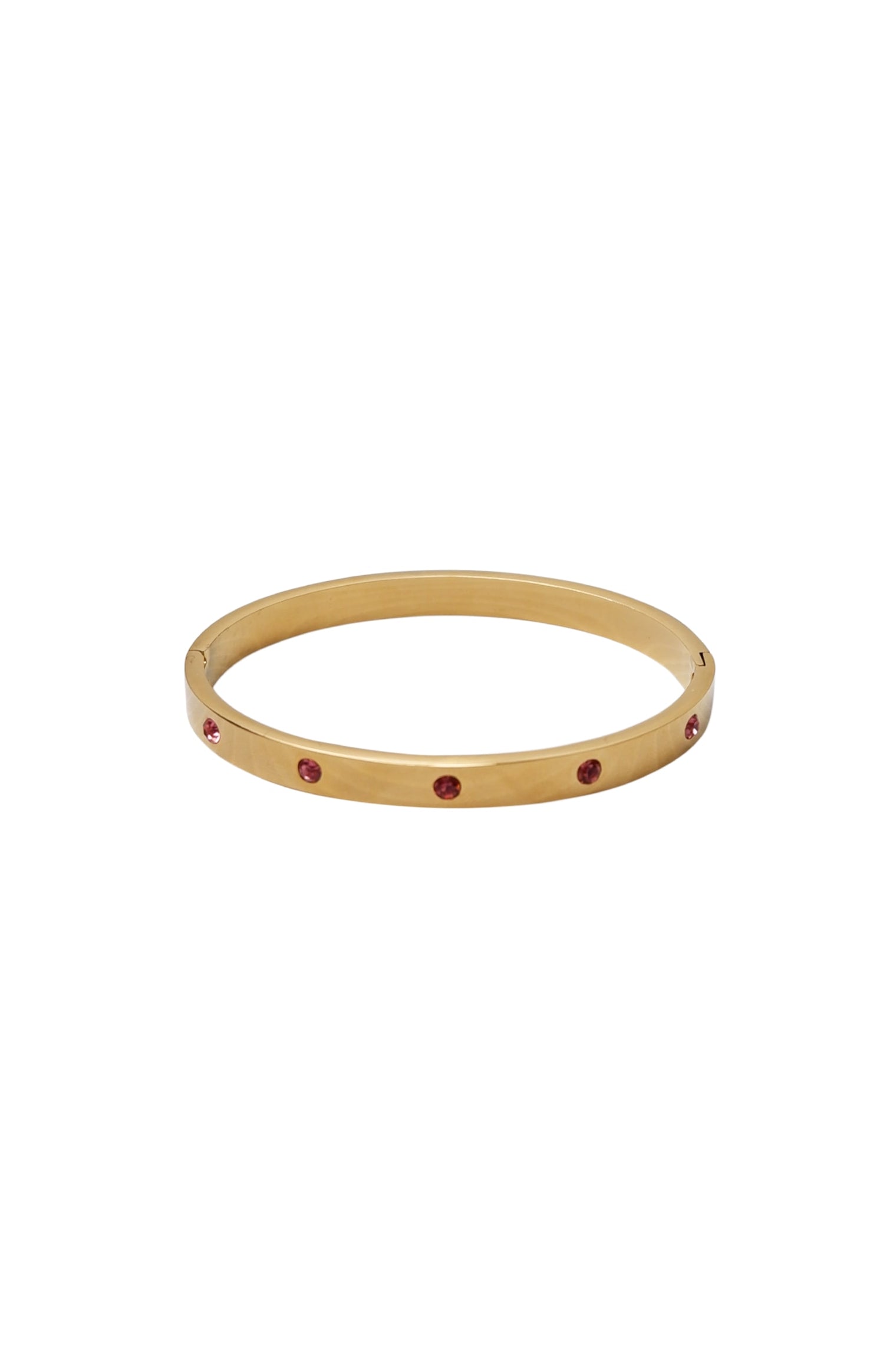 BCGRACE Strassarmband - Goldfarben mit Pink