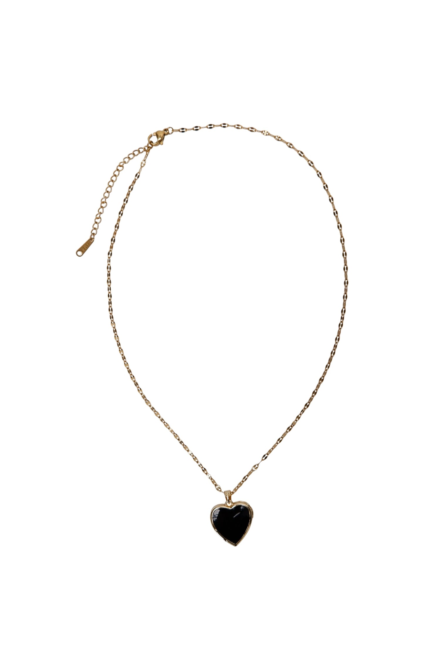 BCTESS Amulettkette - Schwarz/Goldfarben