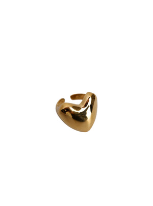 BCSHARNIE Herzring - Goldfarben