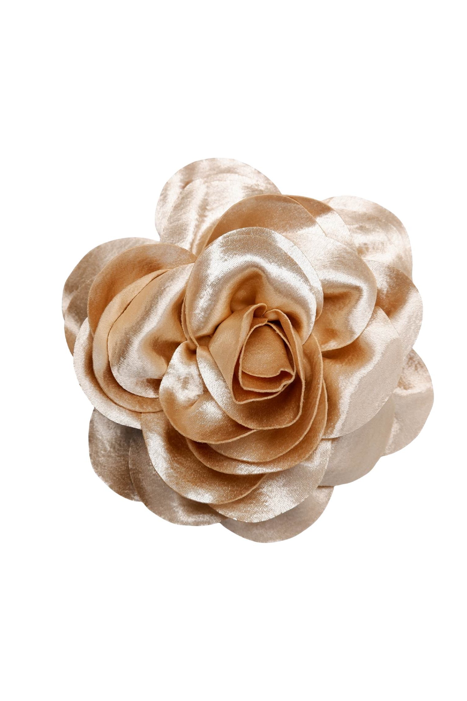 BCSAGE große Blume 2-in-1 Brosche - Golden