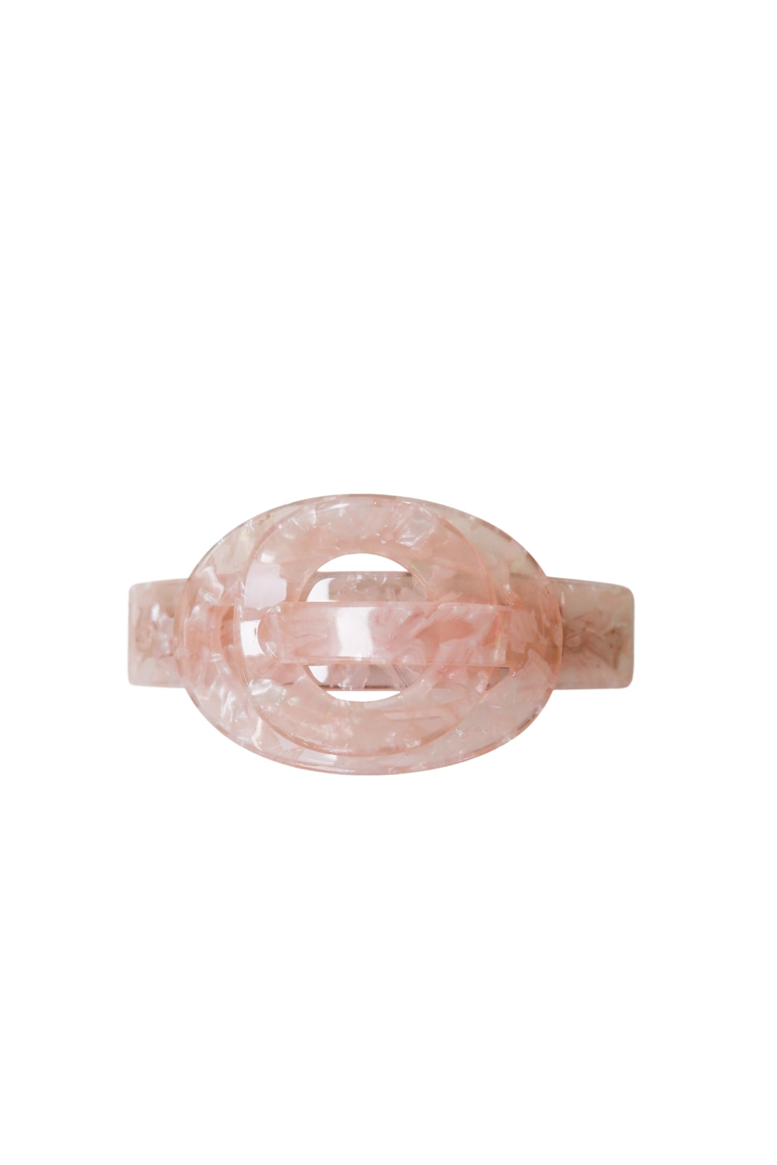 BCELIVIA barette hair clip - Lt. Rose - Black Colour