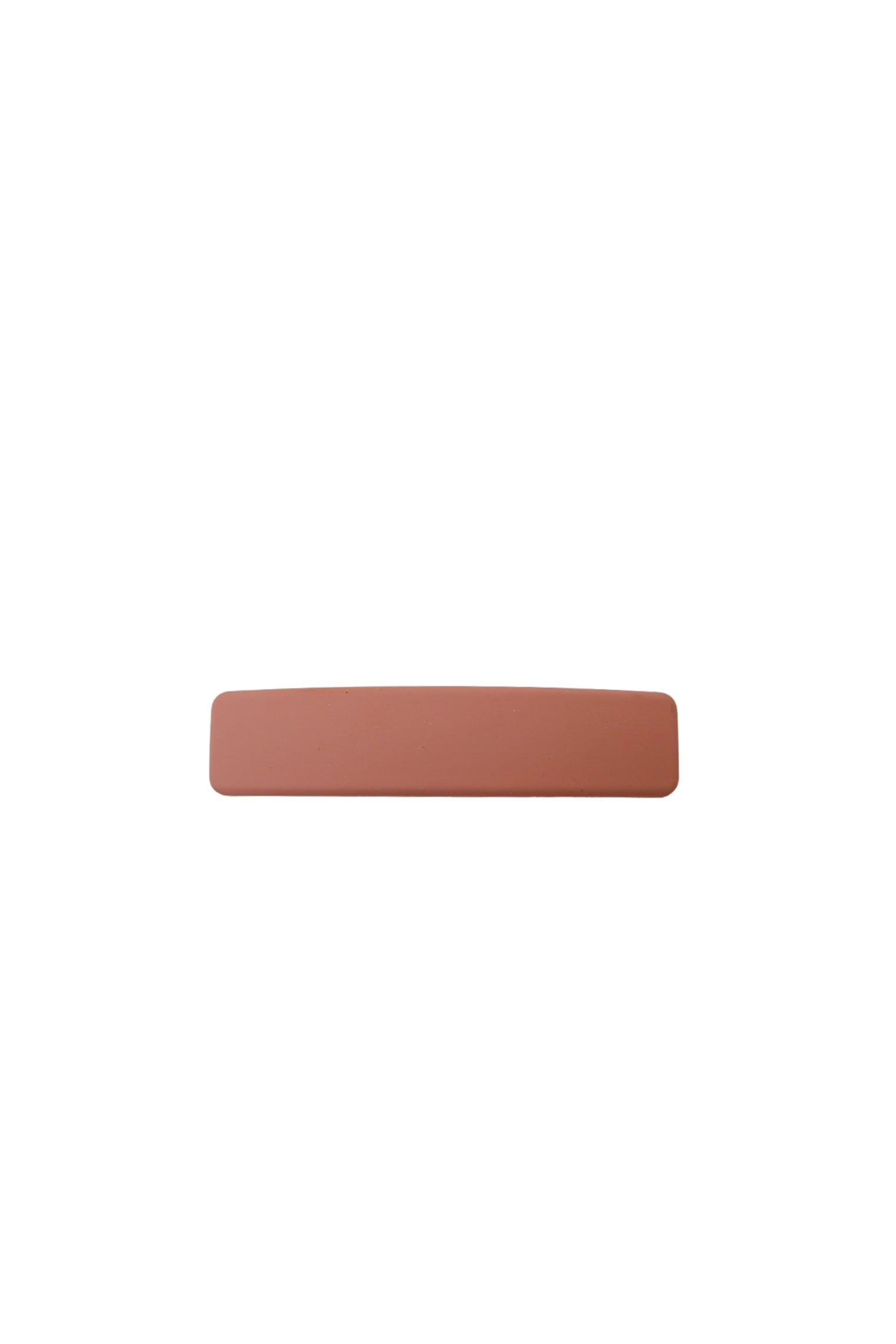 BCANTHEA matt barette hair clip - Dust Rose - Black Colour