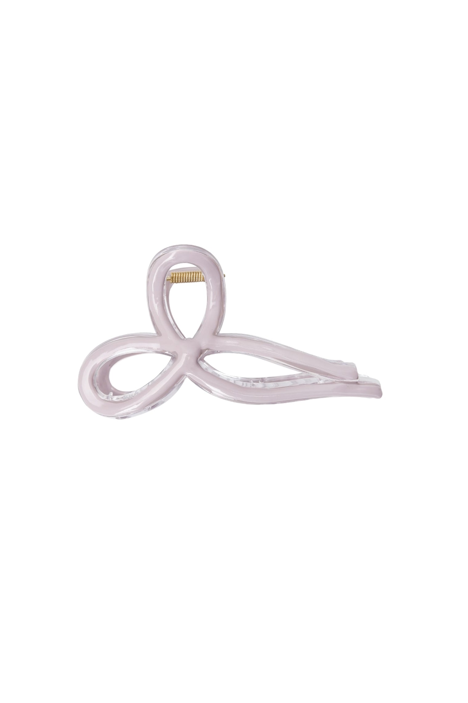 BCYADE bow hair claw - Lt. Pink - Black Colour