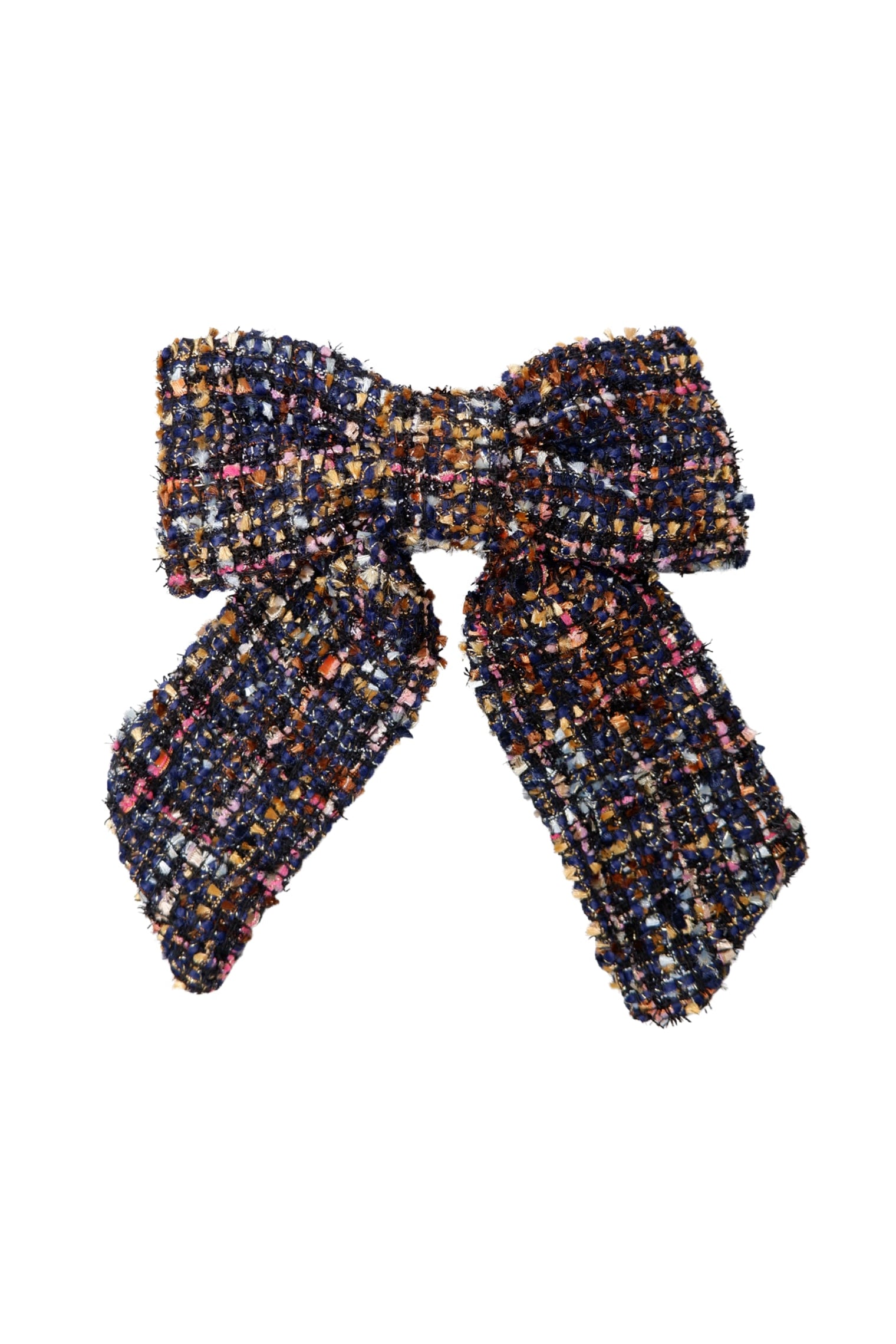 BCBLISS Baskenmütze mit Schleife - Navy Multi