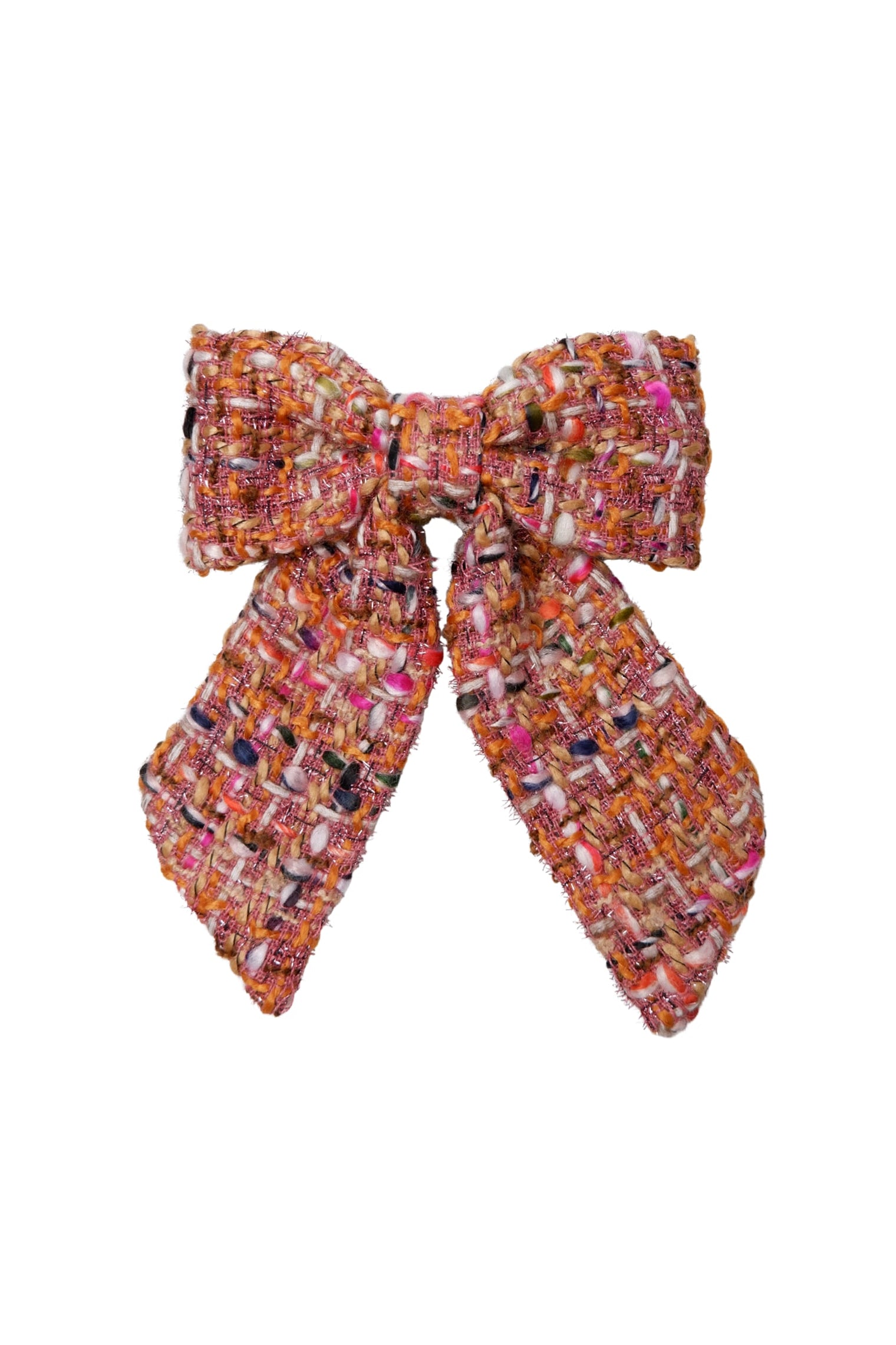 BCBLISS Baskenmütze mit Schleife - Pink Multi