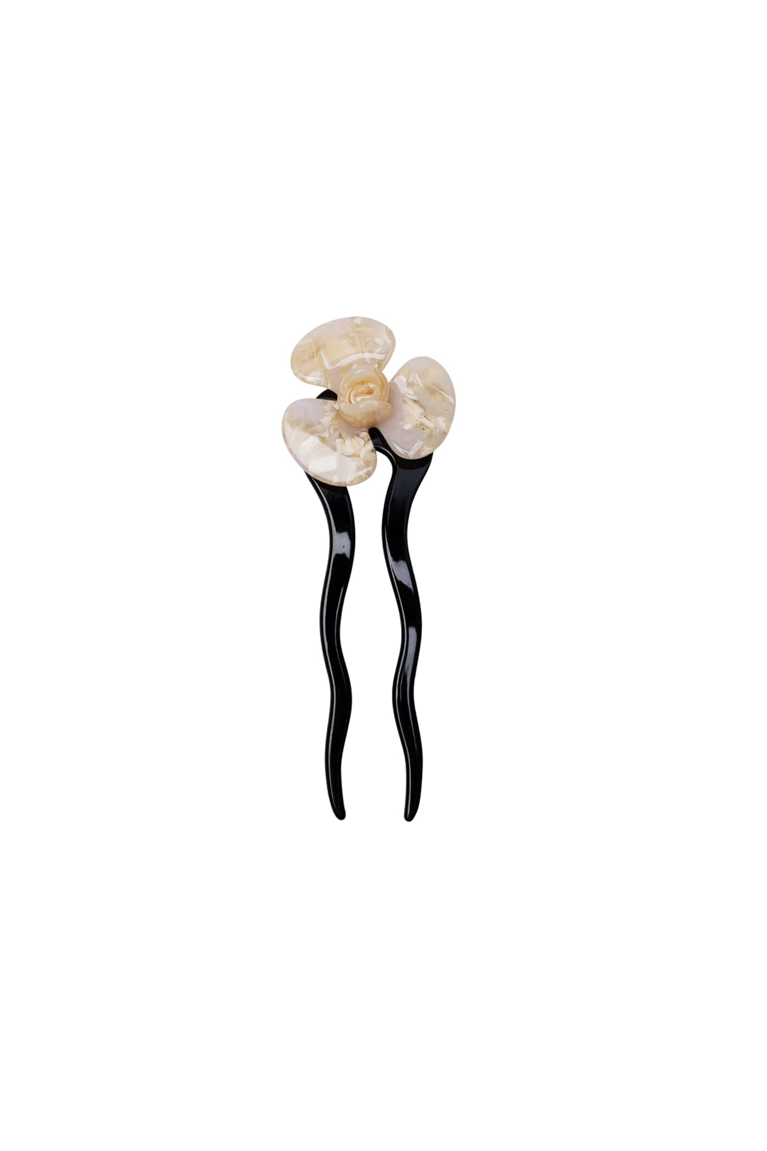 BCJACKIE Blumenhaarnadel - Creme