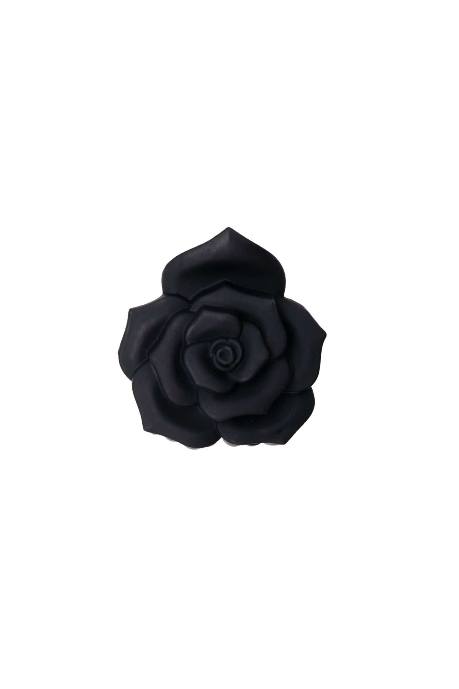 BCFLOWER matte Haarklammer - Schwarz