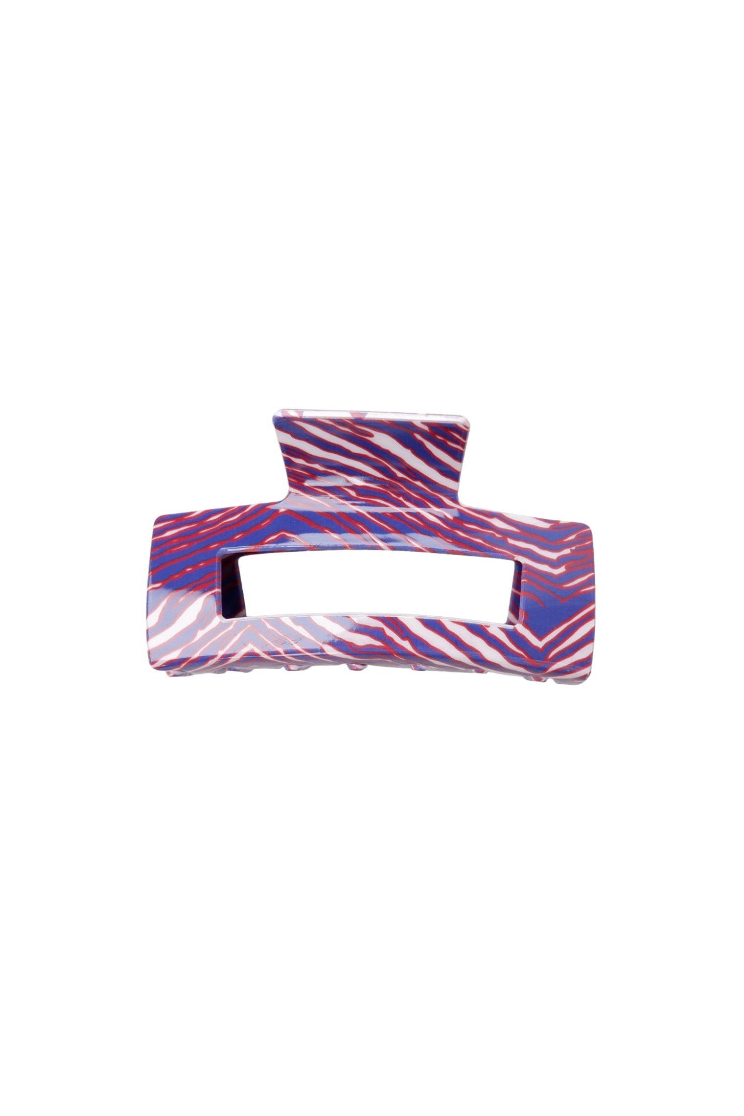 BCBERLIN Zebra-Haarklammer - Blau