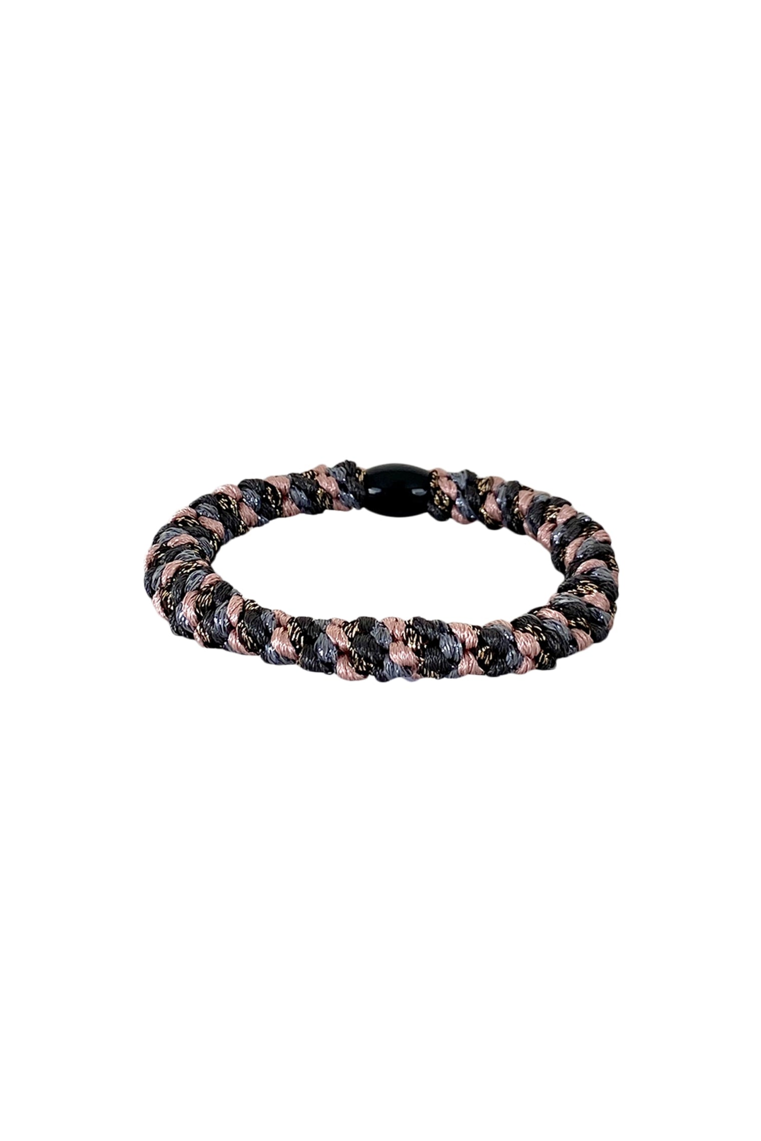 BCKALLY elastic - Dark Grey/Rose - Black Colour