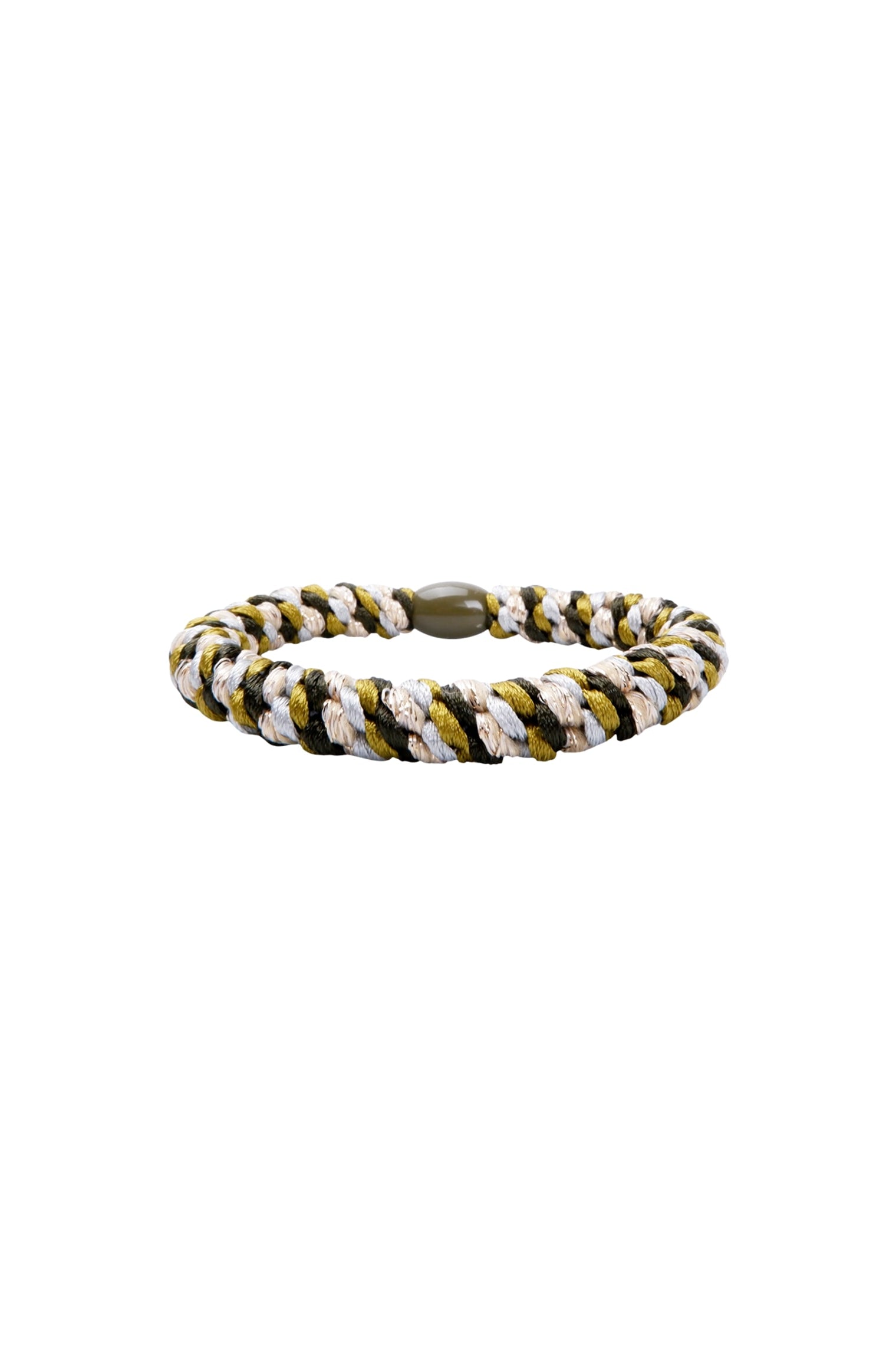 BCKALLY elastic - Moss Gold Coloured Sand - Black Colour