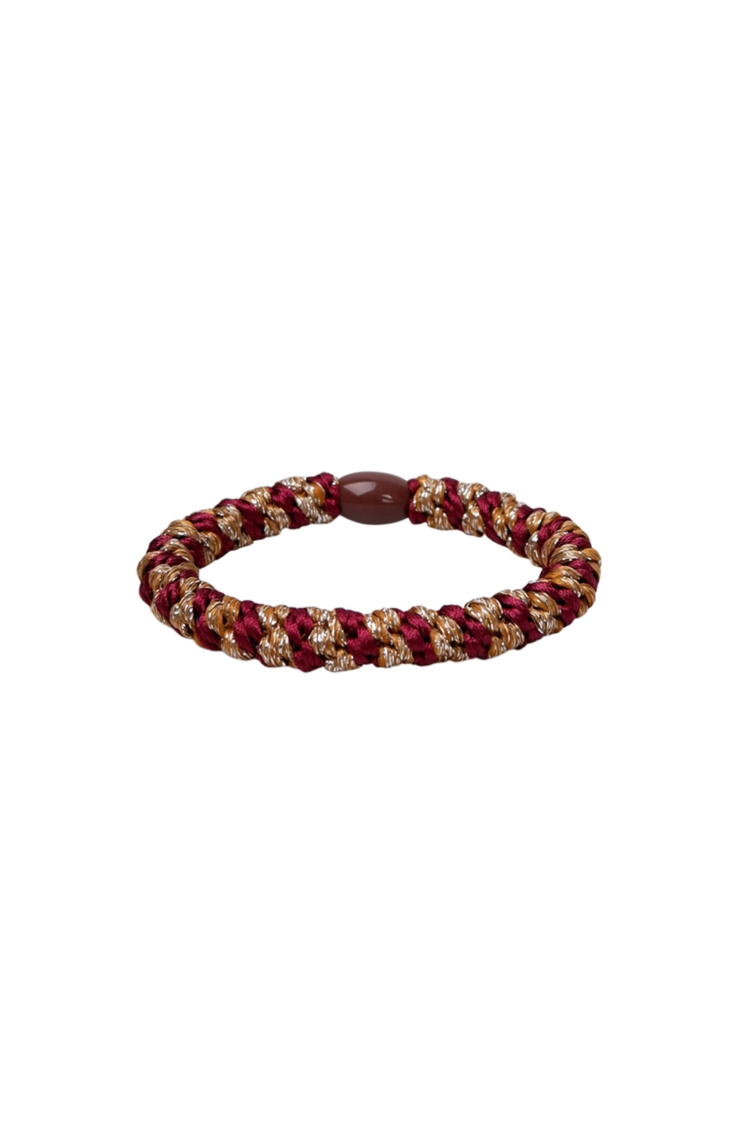 BCKALLY Gummiband - Pflaume/Goldfarben