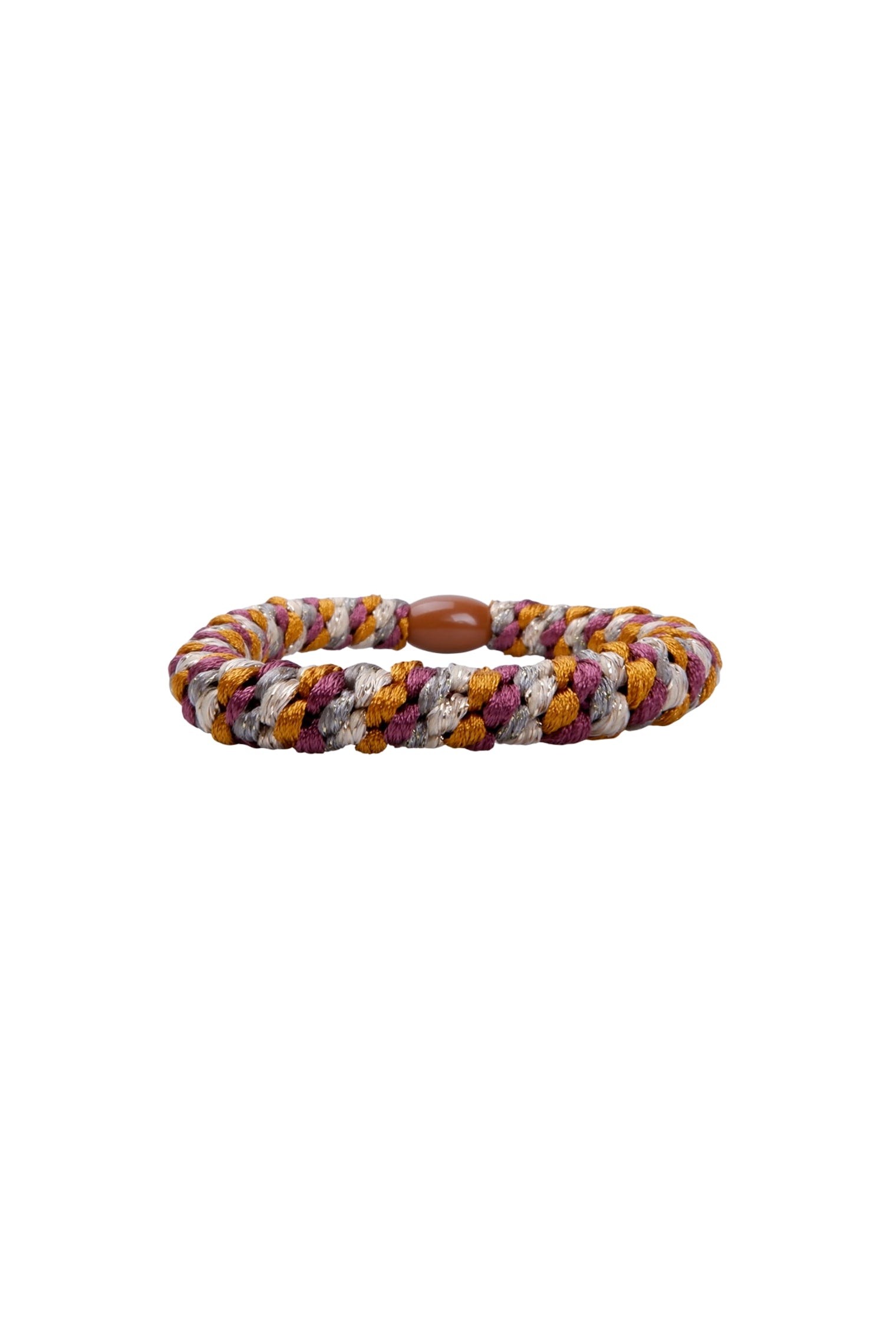 BCKALLY elastic - Rust Glitter Stone - Black Colour
