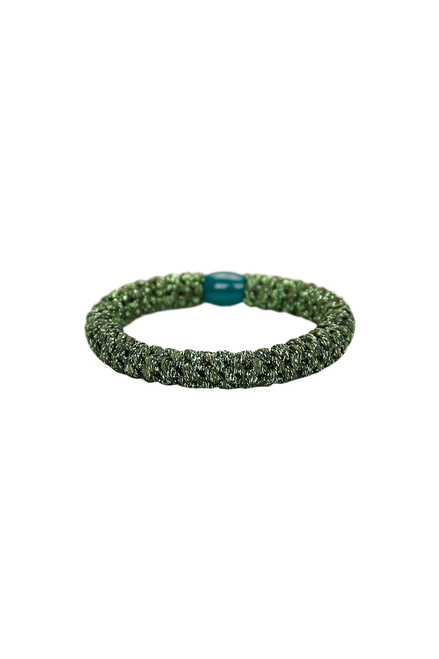 BCKALLY elastic - Shimmer Green - Black Colour