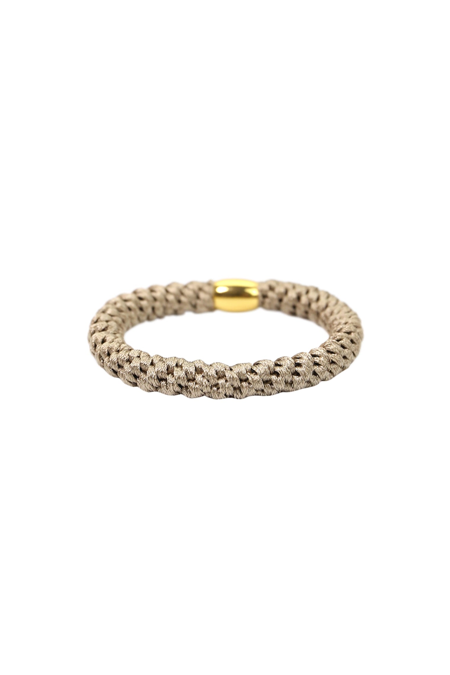 BCKALLY elastic - Sand Gold Coloured - Black Colour