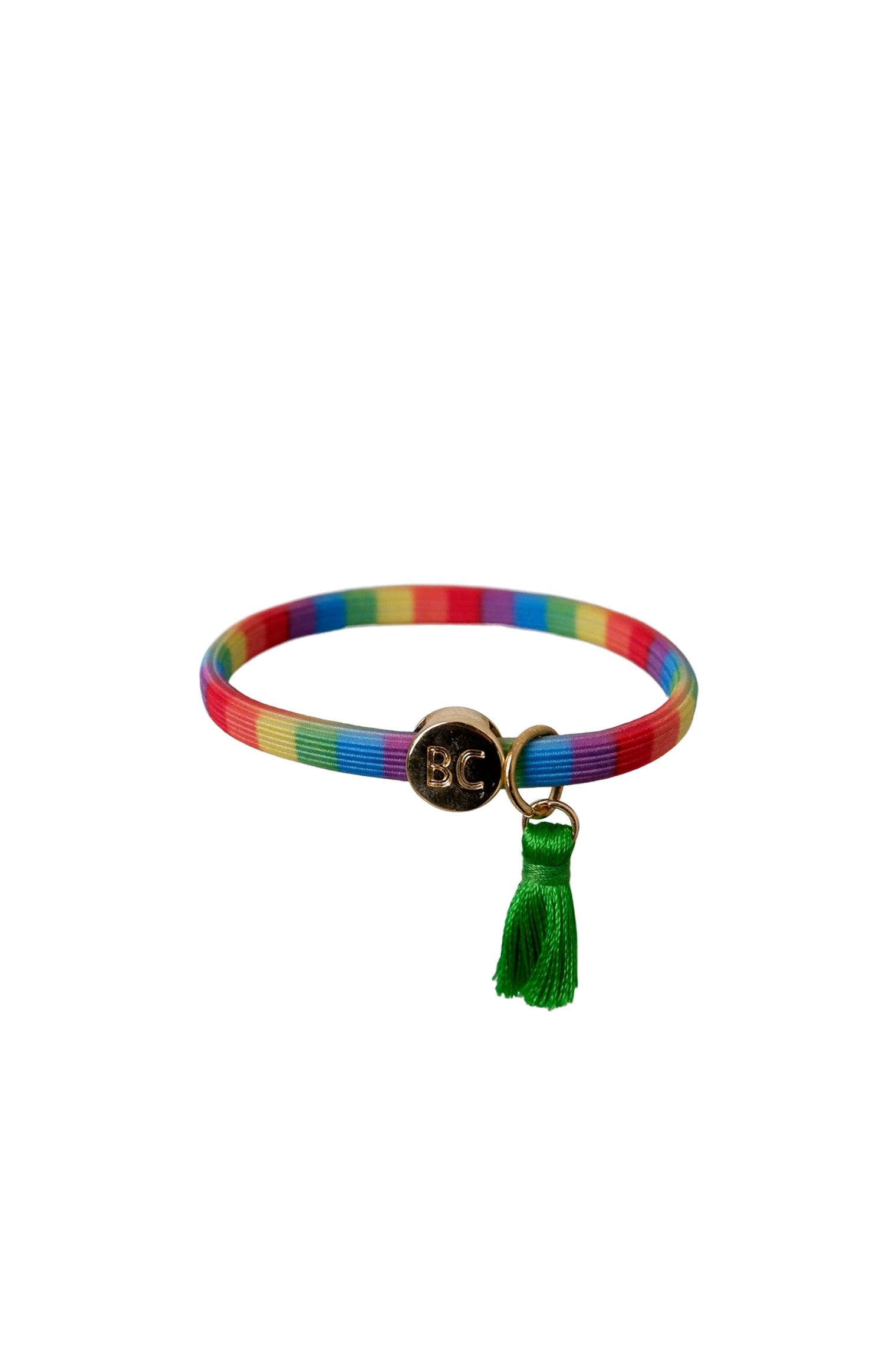 BCPoppy 2-in-1 elastic band - Rainbow - Black Colour
