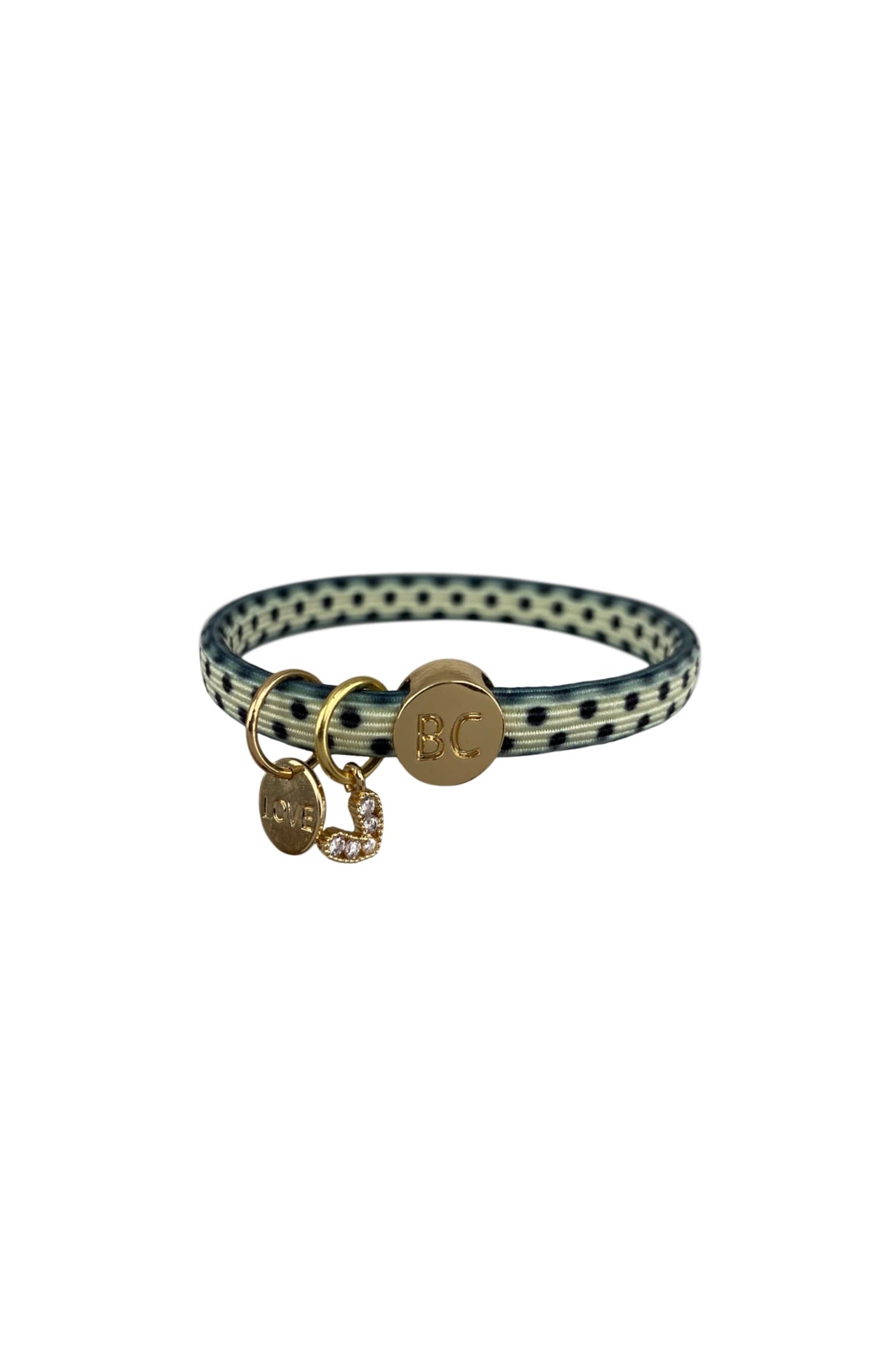 BCPoppy 2-in-1 elastic band - Yellow Dot - Black Colour