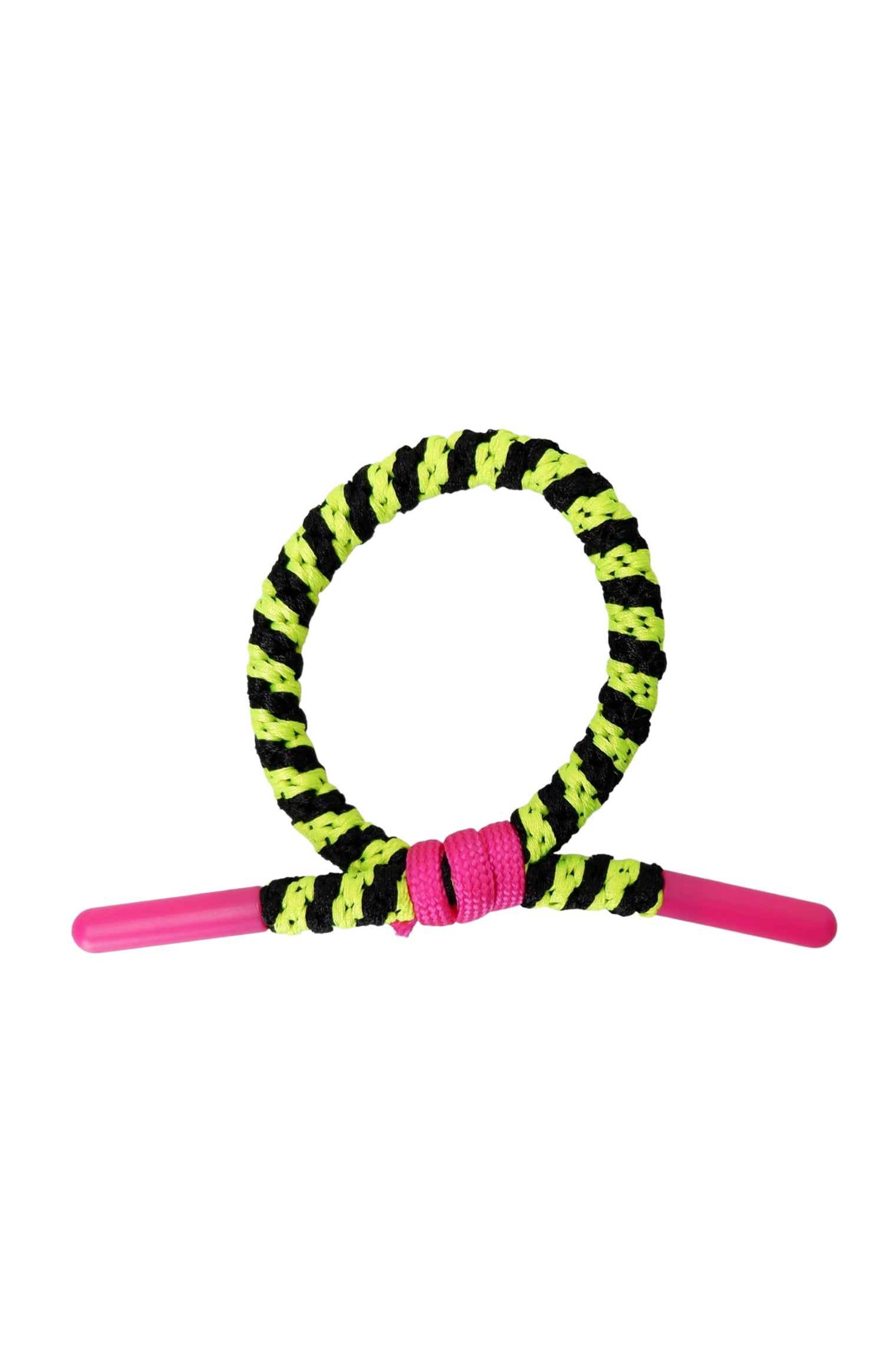 BCDREW Gummiband - Neongrün mit rosa Perle