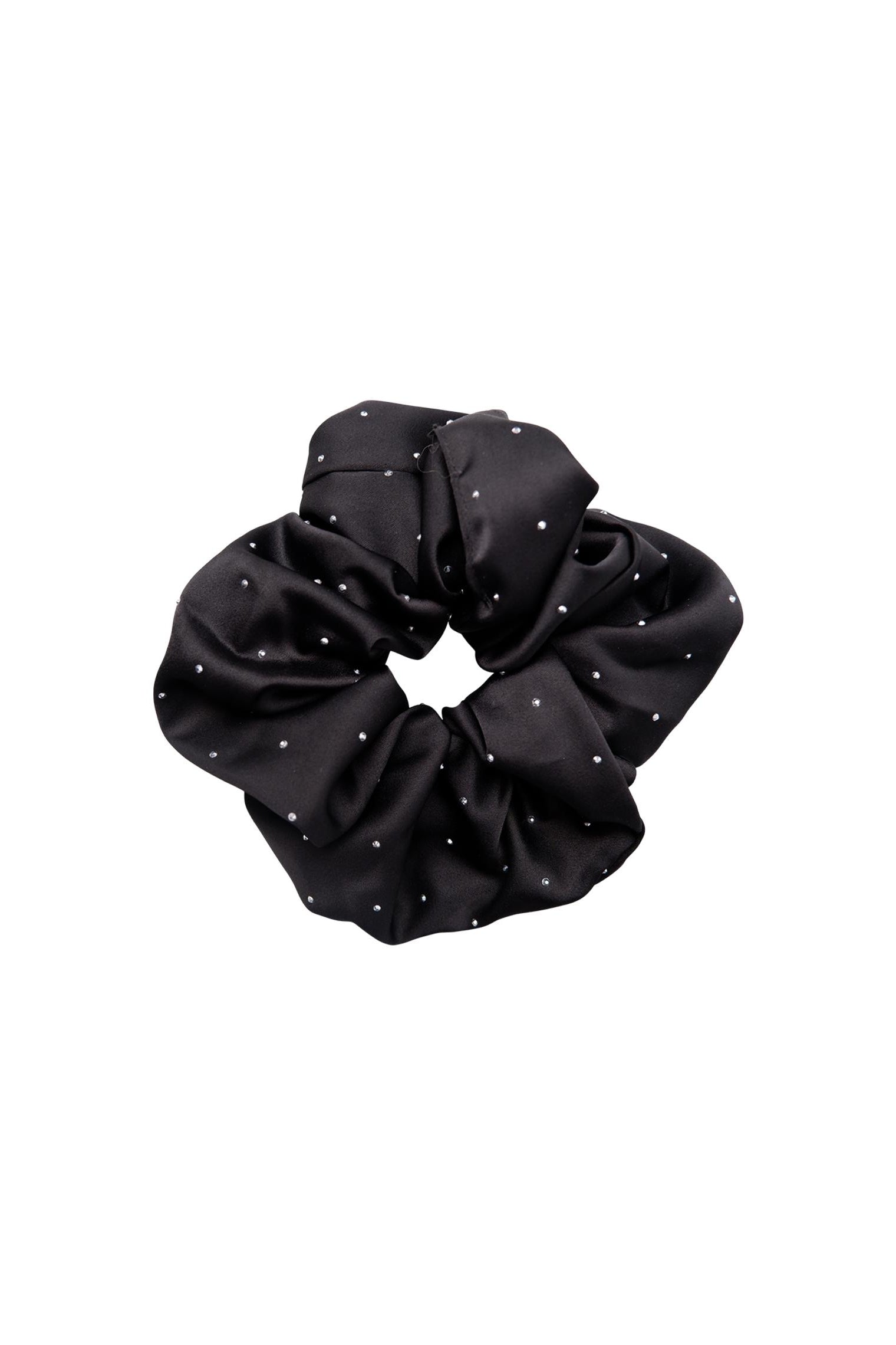 BCTAMARA Scrunchie mit Steinen - Schwarz