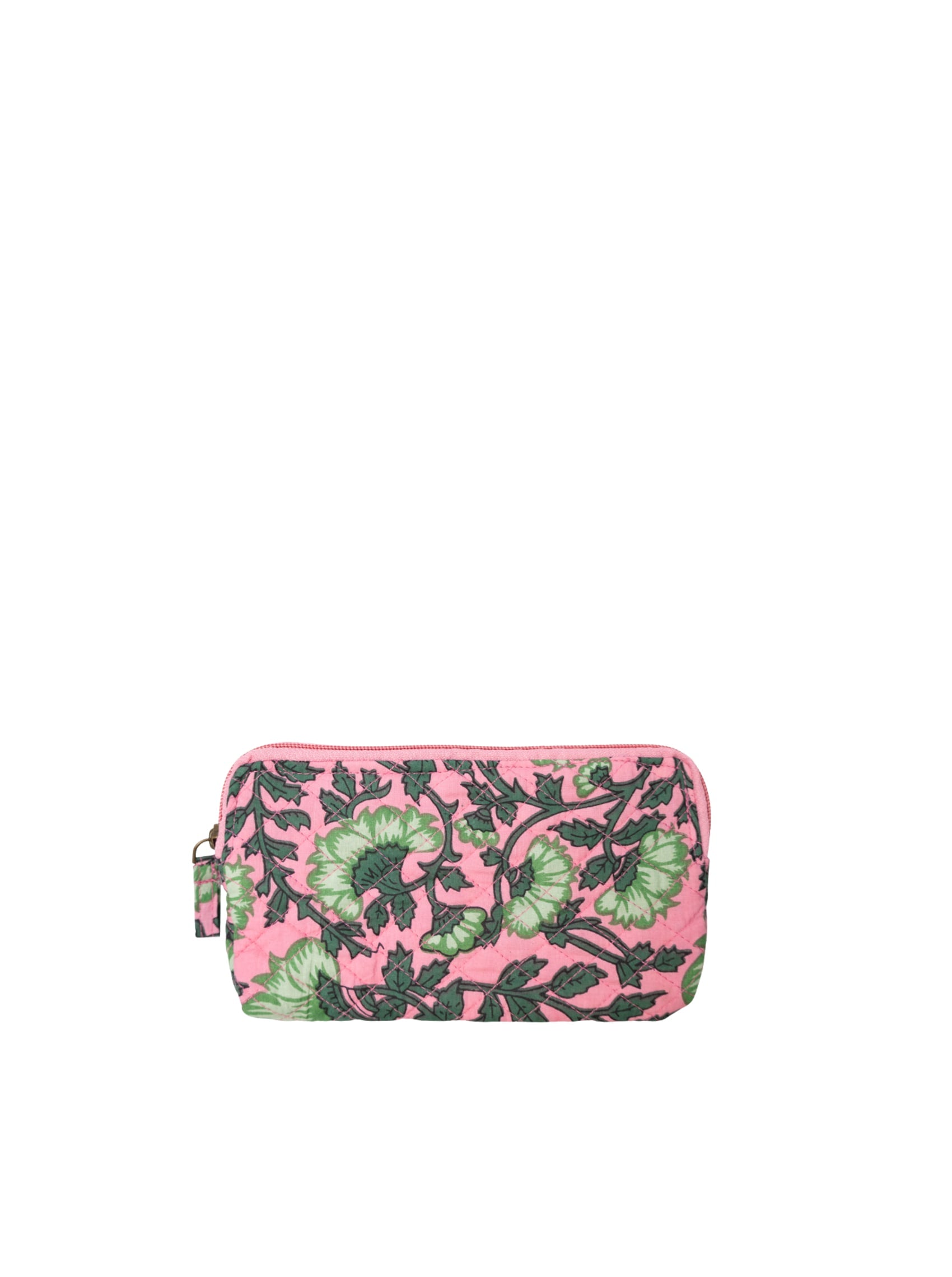 BCFLORA quilted multipurse - Pink Dahlia - Black Colour