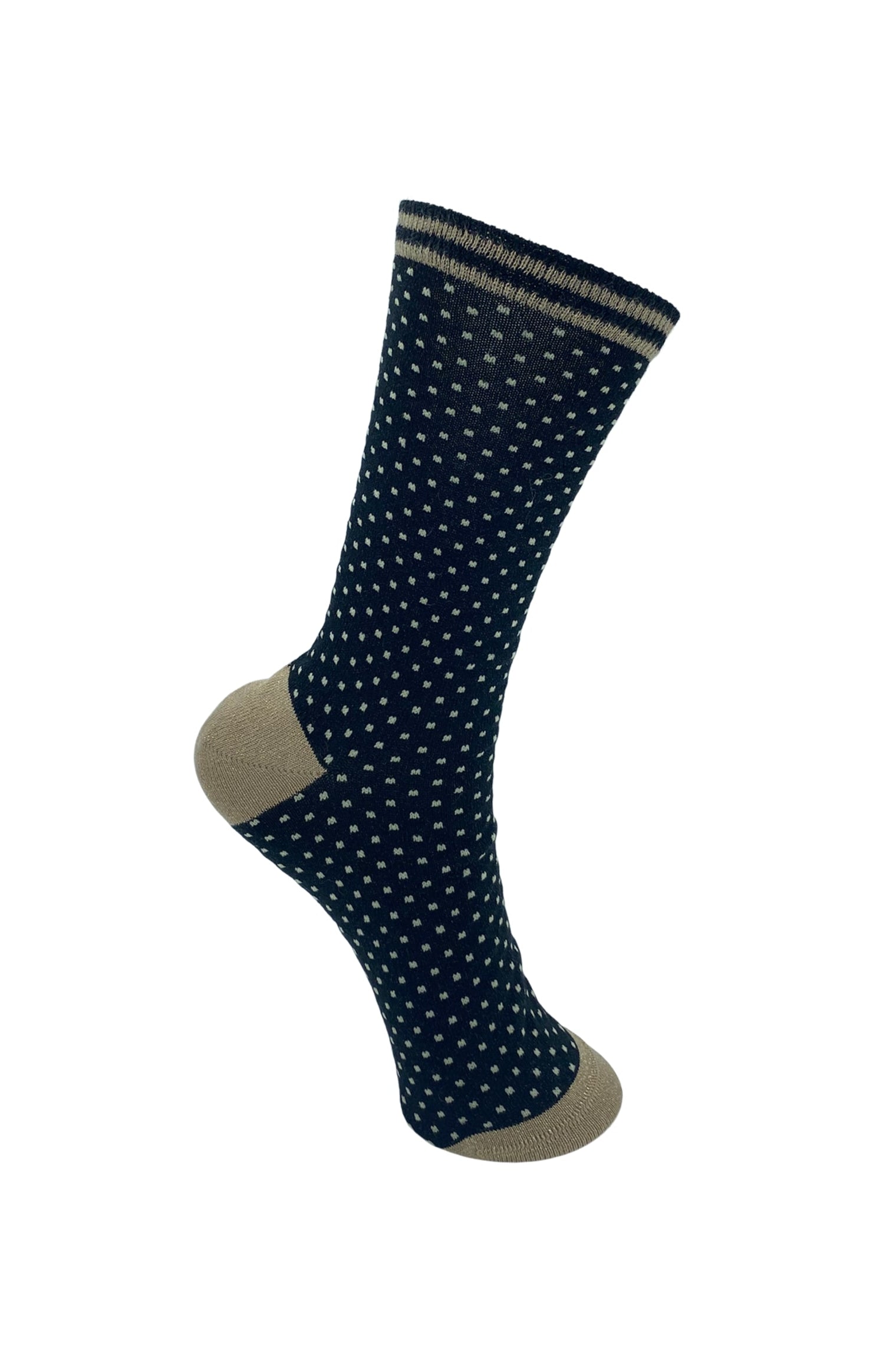 BCLolly dot sock - Black - Black Colour