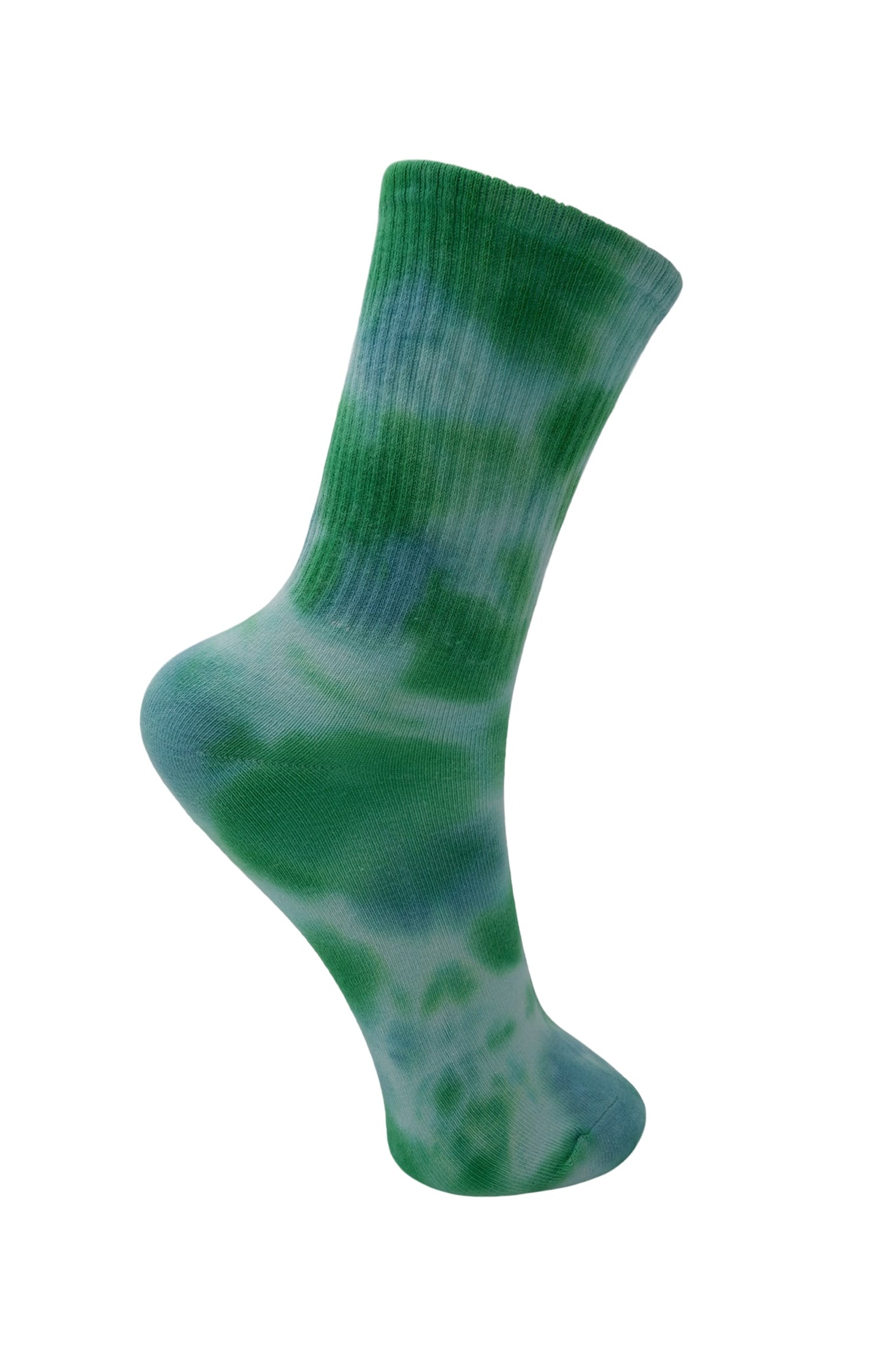 BCCAIRO tie dye sock - Green - Black Colour
