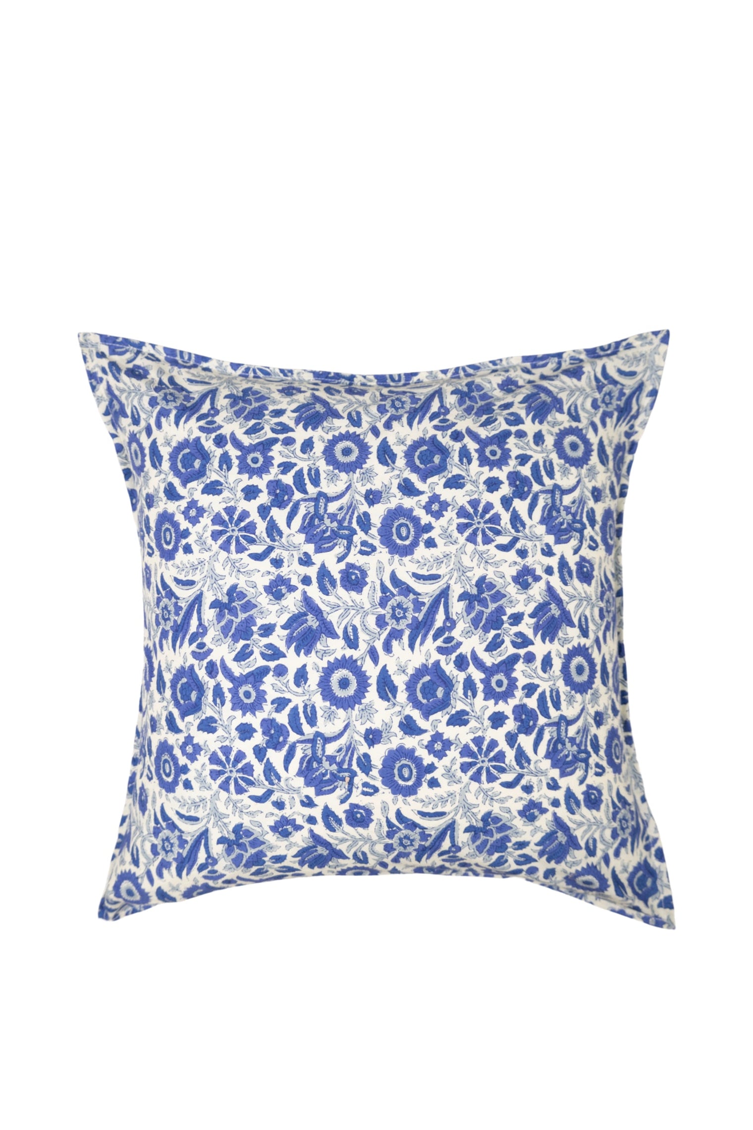 BCFLORA CUSHION COVER - Royal Blue - Black Colour